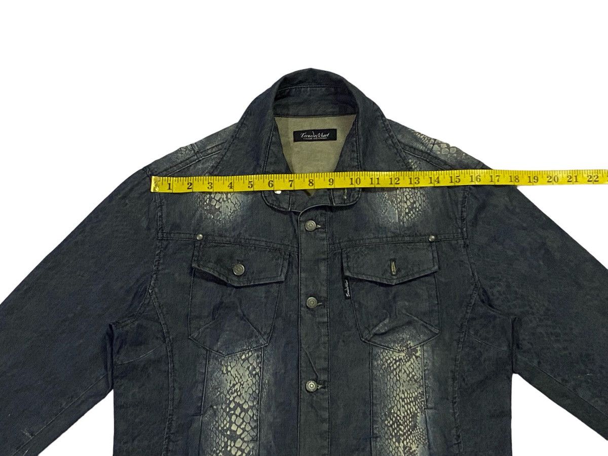 Tornado Mart Tornado Mart Snakeskin Printed Jeans Button Ups Shirt Size M / US 6-8 / IT 42-44 - 5 Thumbnail