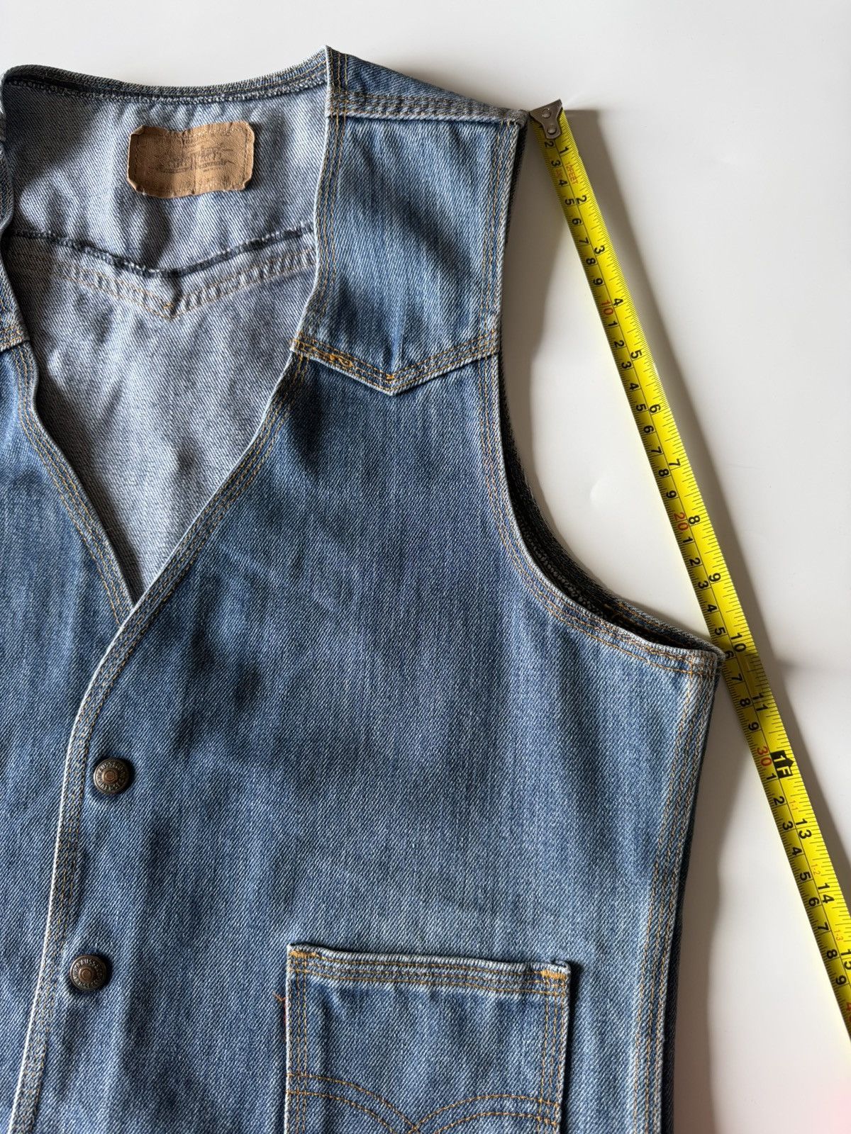 Levi's Vintage Clothing Levi’s vest jeans vintage Size 46R - 23 Thumbnail