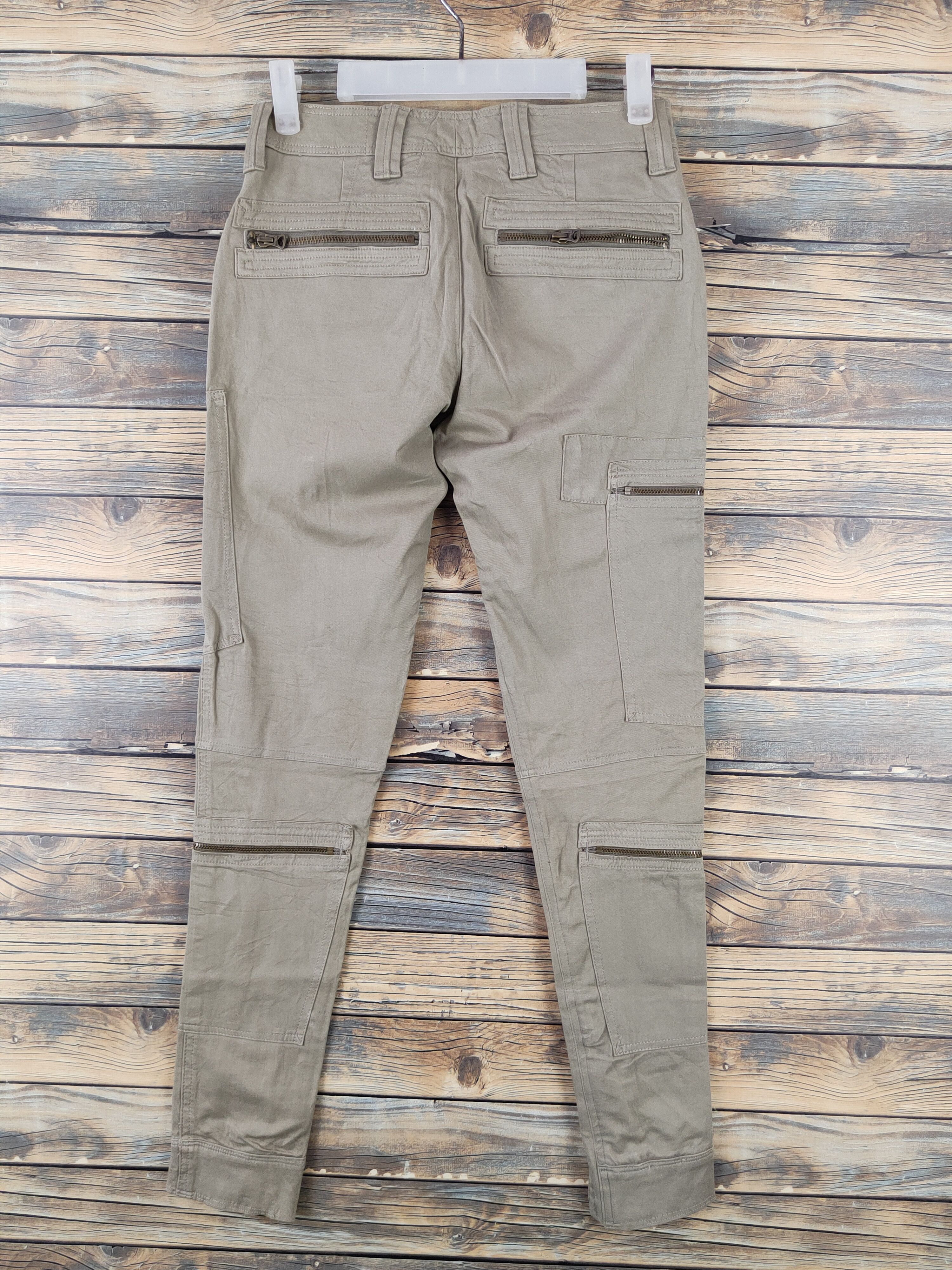 Ralph Lauren DLL Ralph Lauren Beige Multipocket Tactical Cargo Pants #189 Size 26" / US 2 / IT 38 - 7 Thumbnail