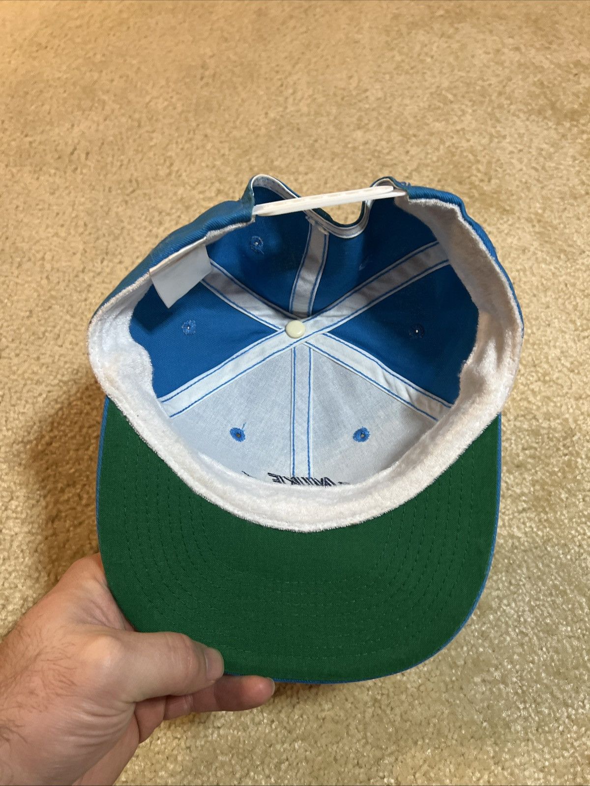 Nike 90’s Nike Air Embroidered Spellout SnapBack Hat Size ONE SIZE - 5 Thumbnail