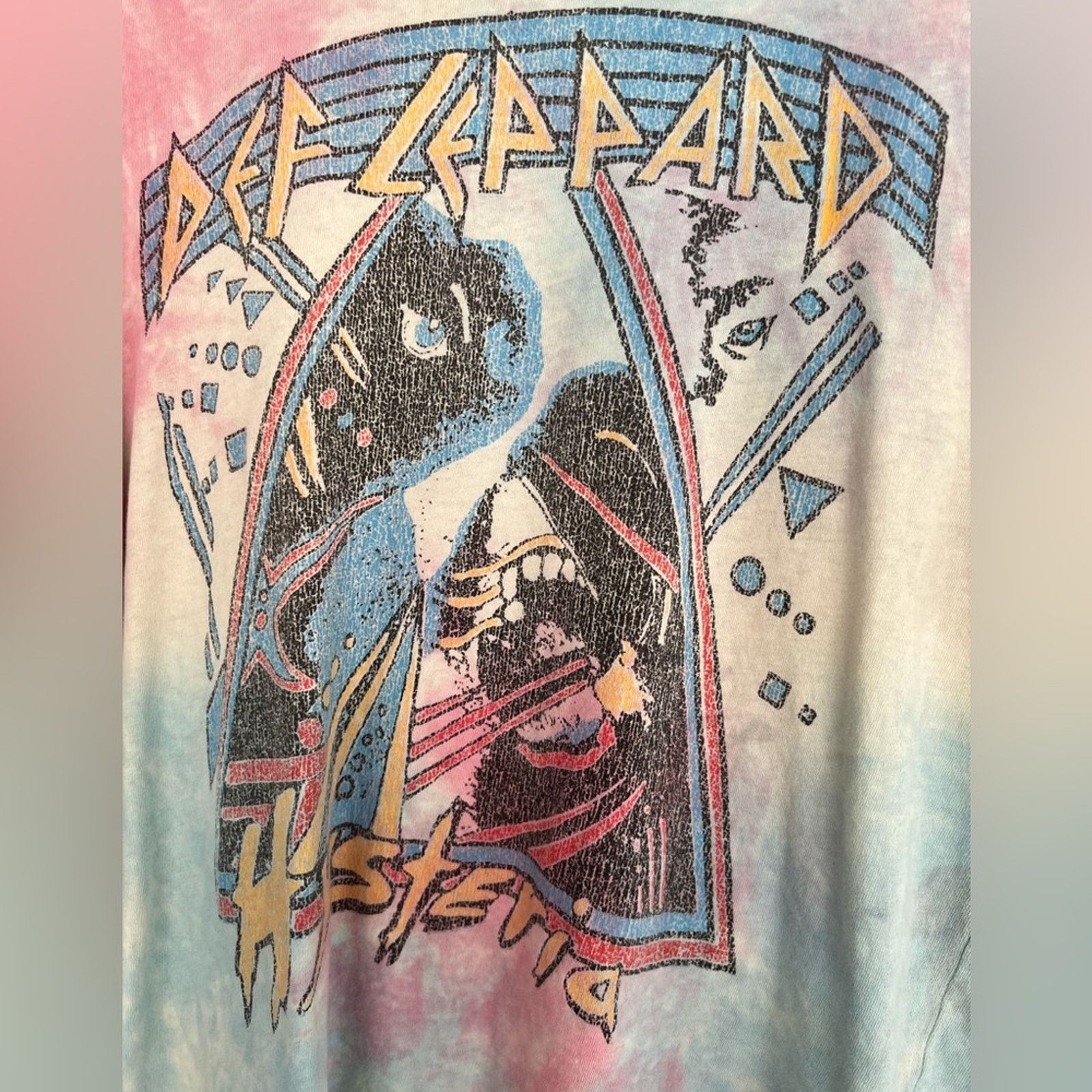 Def Leppard Tie Dye Def Leppard Hysteria Shirt Size Small COOL Size US S / EU 44-46 / 1 - 3 Thumbnail