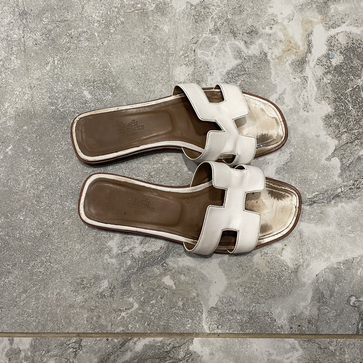 Other HERMES Leather Sandals Slippers Made in Italy mules slip on Size US 8 / IT 38 - 1 Thumbnail