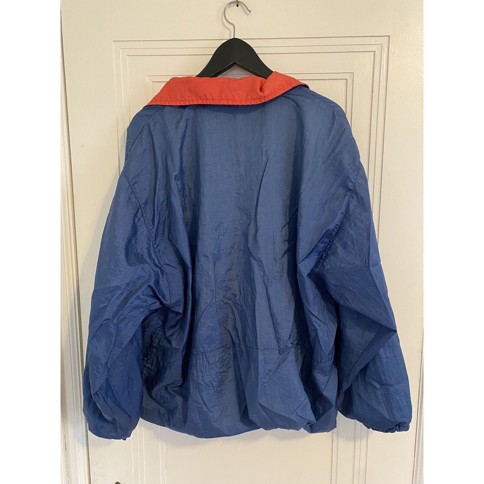 Other Vintage Active Stuff Blue and Red Zip-Up Windbreaker Size XL / US 12-14 / IT 48-50 - 3 Thumbnail