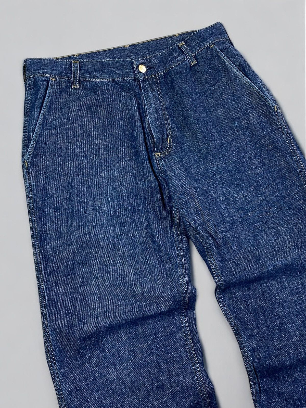 Carhartt 🔥 Y2K CARHARTT DUTY PANT USA WORKWEAR WIDE FIT TECH DENIM Size US 34 / EU 50 - 3 Thumbnail
