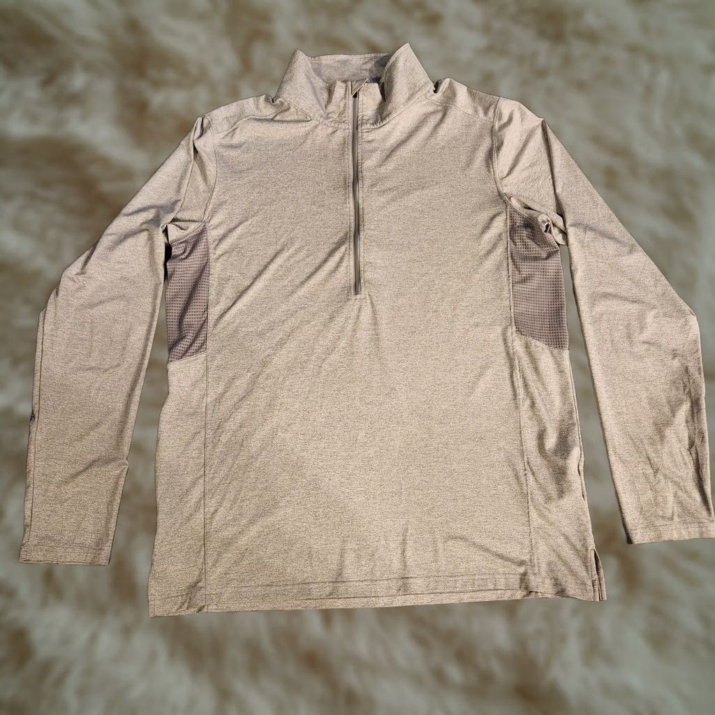 ExOfficio ExOfficio 1/2 Zip Pullover Mens XL Insect Shield Performance Stretch Gray Hiking Shirt Size US XL / EU 56 / 4 - 1 Thumbnail