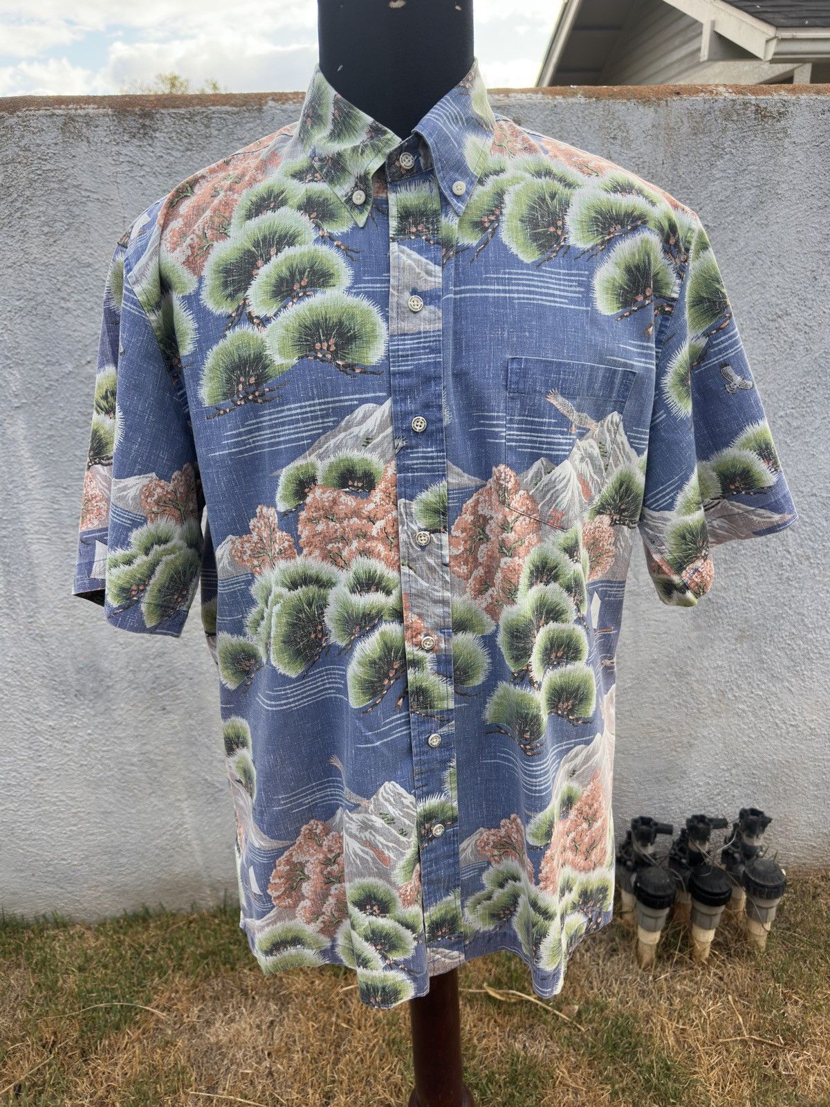 Reyn Spooner Reyn Spooner Classic Fit Multicolored Hawaiian Print Men's L Size US L / EU 52-54 / 3 - 1 Thumbnail