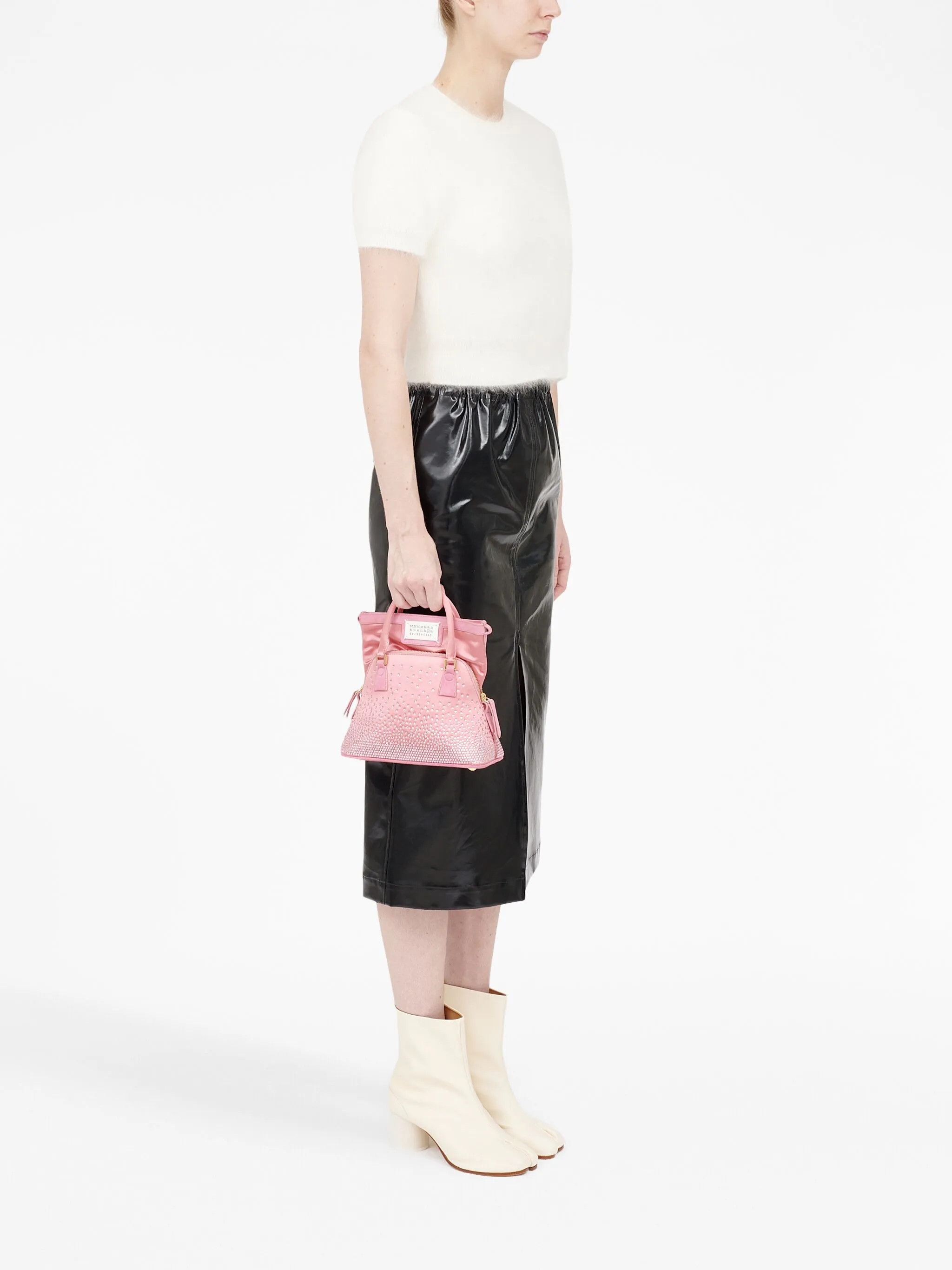 Maison Margiela oc11z0325 Size: OS / Cinema Inferno Shoulder Bag in Pink Size ONE SIZE - 6 Thumbnail