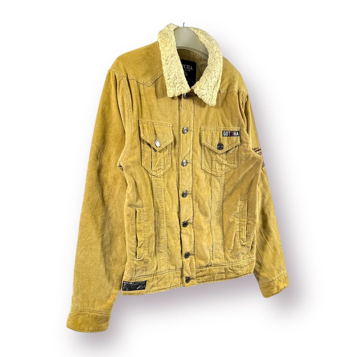 Gotcha × Japanese Brand 🔥 GOTCHA SURFING JAPAN CORDUROY TRUCKER JACKET - M Size US S / EU 44-46 / 1 - 3 Thumbnail