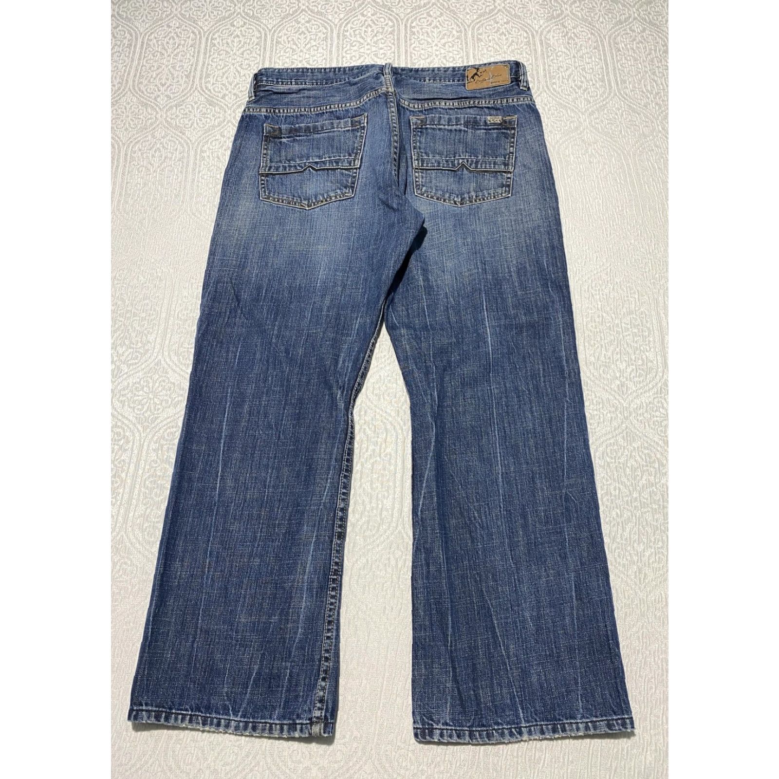 Buffalo David Bitton Buffalo David Bitton Jeans Mens 38x29 Blue Straight Denim Classic Cotton Size US 38 / EU 54 - 2 Thumbnail