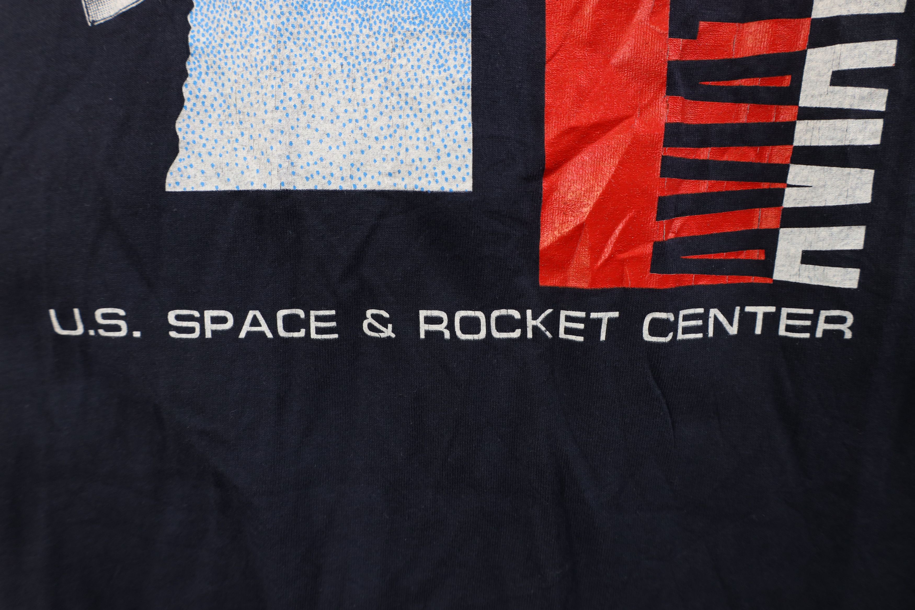 Vintage Vintage 90s US Space & Rocket Center T-Shirt Blue USA Size US M / EU 48-50 / 2 - 6 Thumbnail