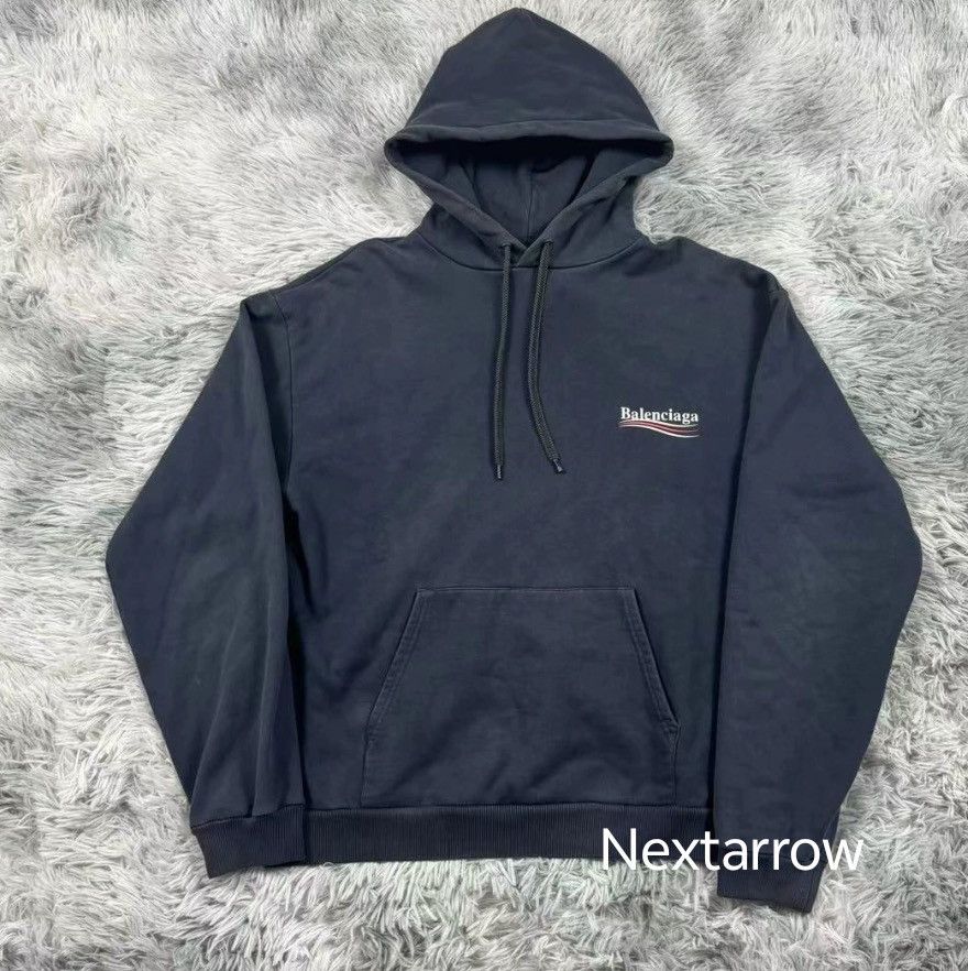 Balenciaga Balenciaga Cola Wave Hoodie 2410-Nextarrow Size US L / EU 52-54 / 3 - 1 Thumbnail