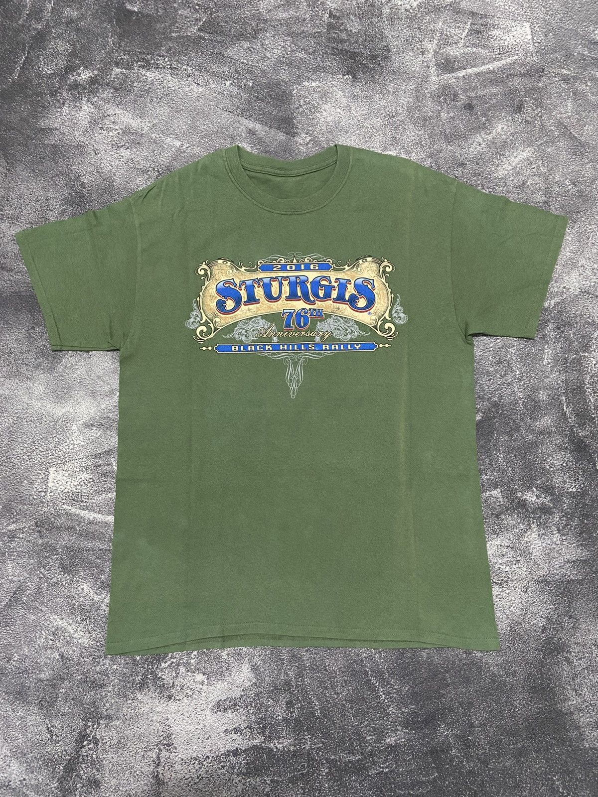 Harley Davidson Sturgis MotorCycle Anniversary 76Th 2016 T-Shirt Size US M / EU 48-50 / 2 - 3 Thumbnail