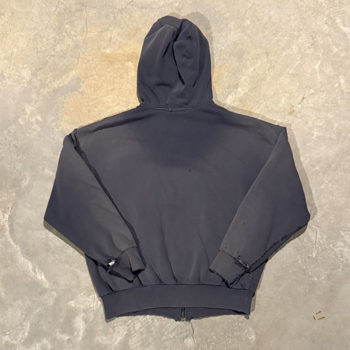 Dickies 2000s Dickies Thrashed Faded Thermal Line Hoodie ERD Grunge Size US XL / EU 56 / 4 - 8 Thumbnail