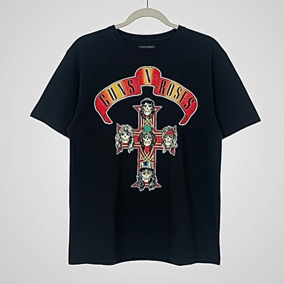 Guns N' Roses Guns N' Roses 2021 Tour Black Short Sleeve Graphic Tee Size L / US 10 / IT 46 - 1 Thumbnail