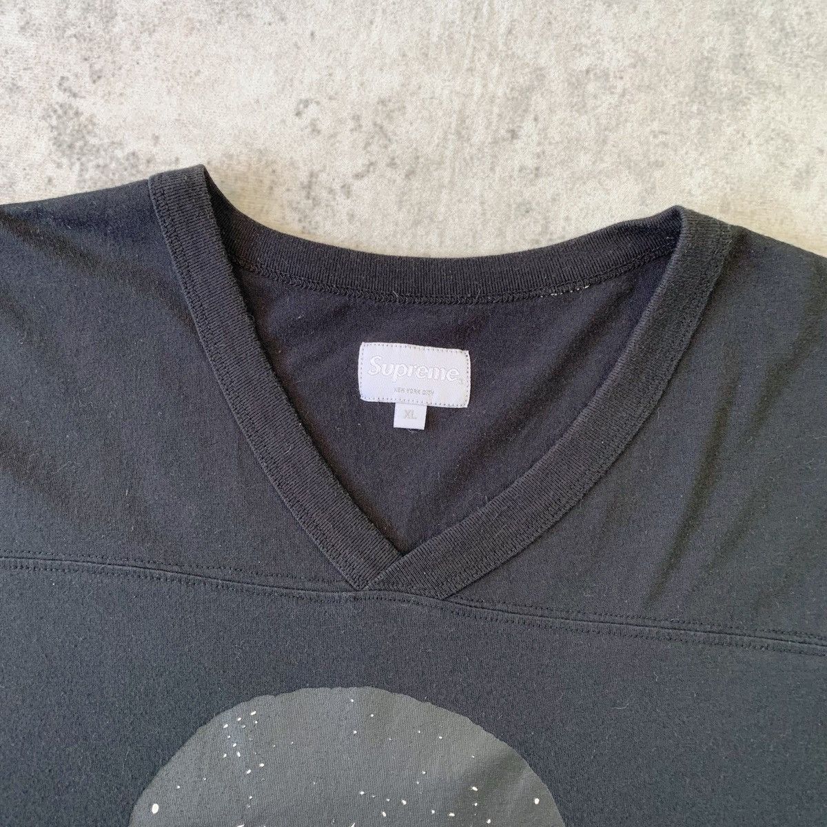 Supreme Supreme SS15 Boxy Black Broadway Les Miserables Football Tee Size US XL / EU 56 / 4 - 5 Thumbnail