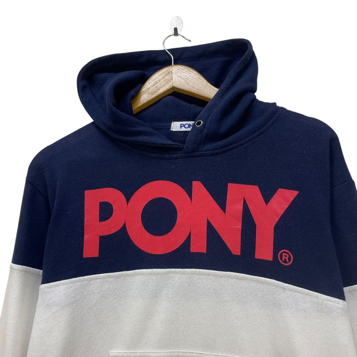 Vintage 💥Vintage Pony Two Tone Hoodie Size US M / EU 48-50 / 2 - 3 Thumbnail