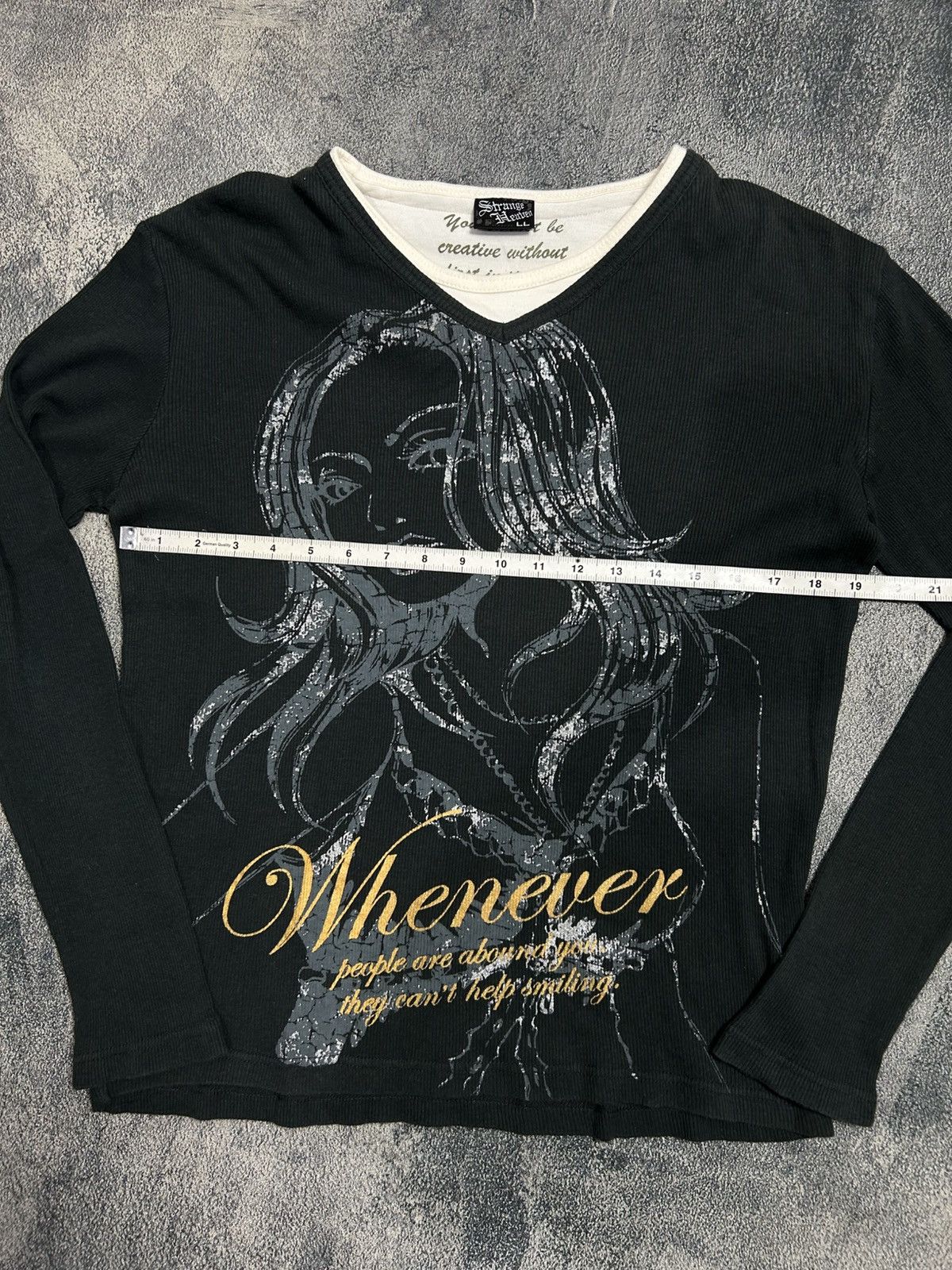 Japanese Brand Strange Heaven longsleeve by hysteric style Size US XL / EU 56 / 4 - 6 Thumbnail