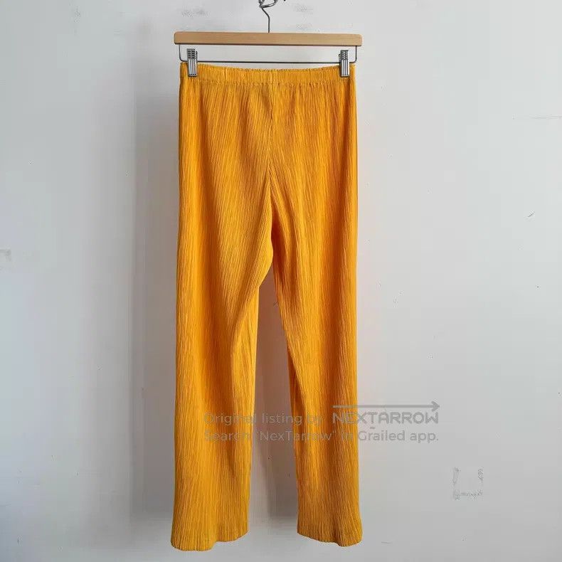 Issey Miyake Issey Miyake size:3 Yellow Pants Size 22" - 2 Thumbnail
