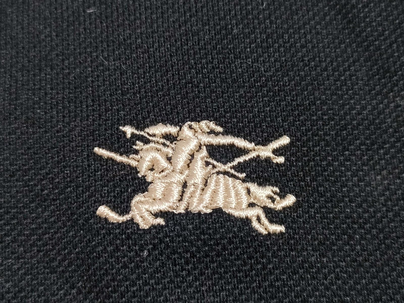 Burberry Burberry Golf Long Sleeve Black Polo Size US L / EU 52-54 / 3 - 6 Thumbnail