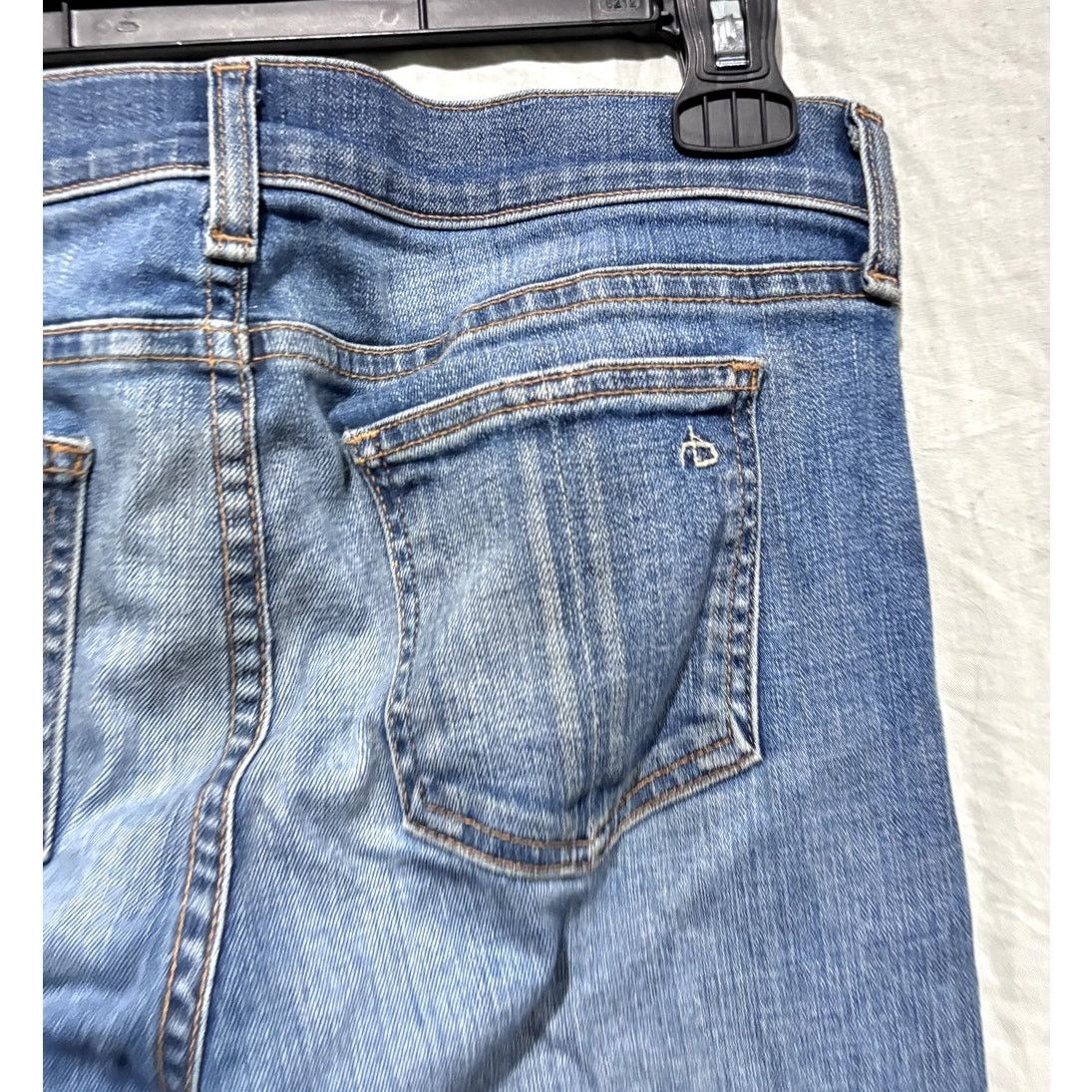 Rag & Bone RAG & BONE Skinny Fur Lined Jeans Color Carmine Sz 27 Size 27" / US 4 / IT 40 - 4 Thumbnail