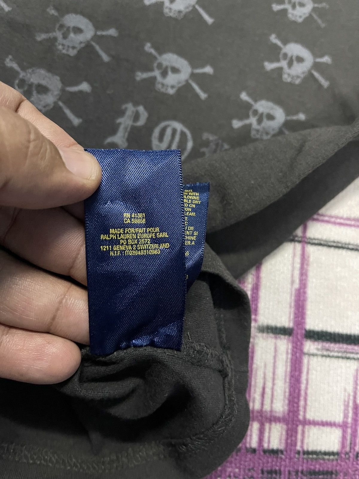 Polo Ralph Lauren VINTAGE SUN FADED POLO RALPH LAUREN SKULLS FLAG VERY RARE Size US L / EU 52-54 / 3 - 8 Thumbnail