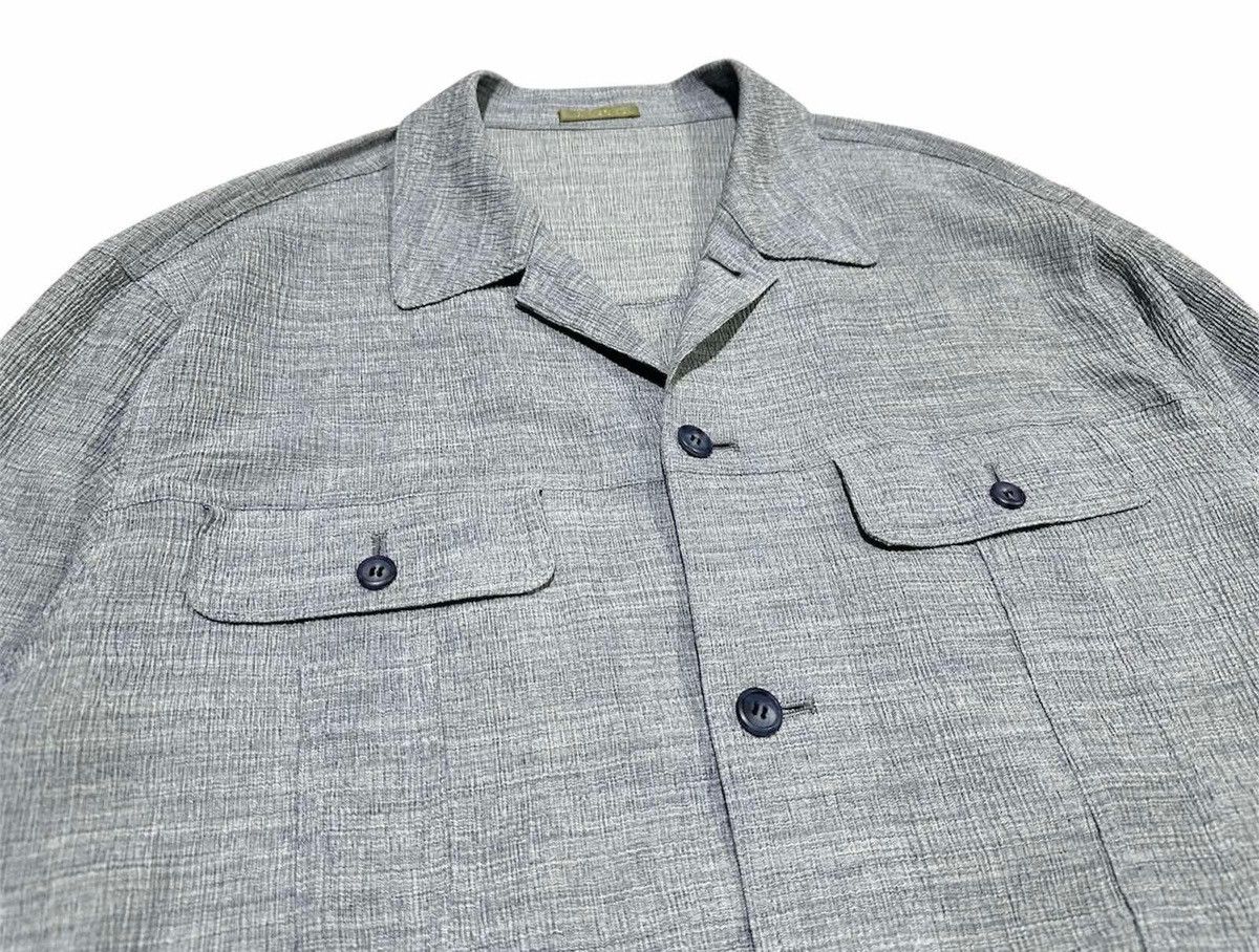 Japanese Brand 🔥Japanese Vintage Cimca Pleats Shirt 4 Pockets Size US L / EU 52-54 / 3 - 3 Thumbnail