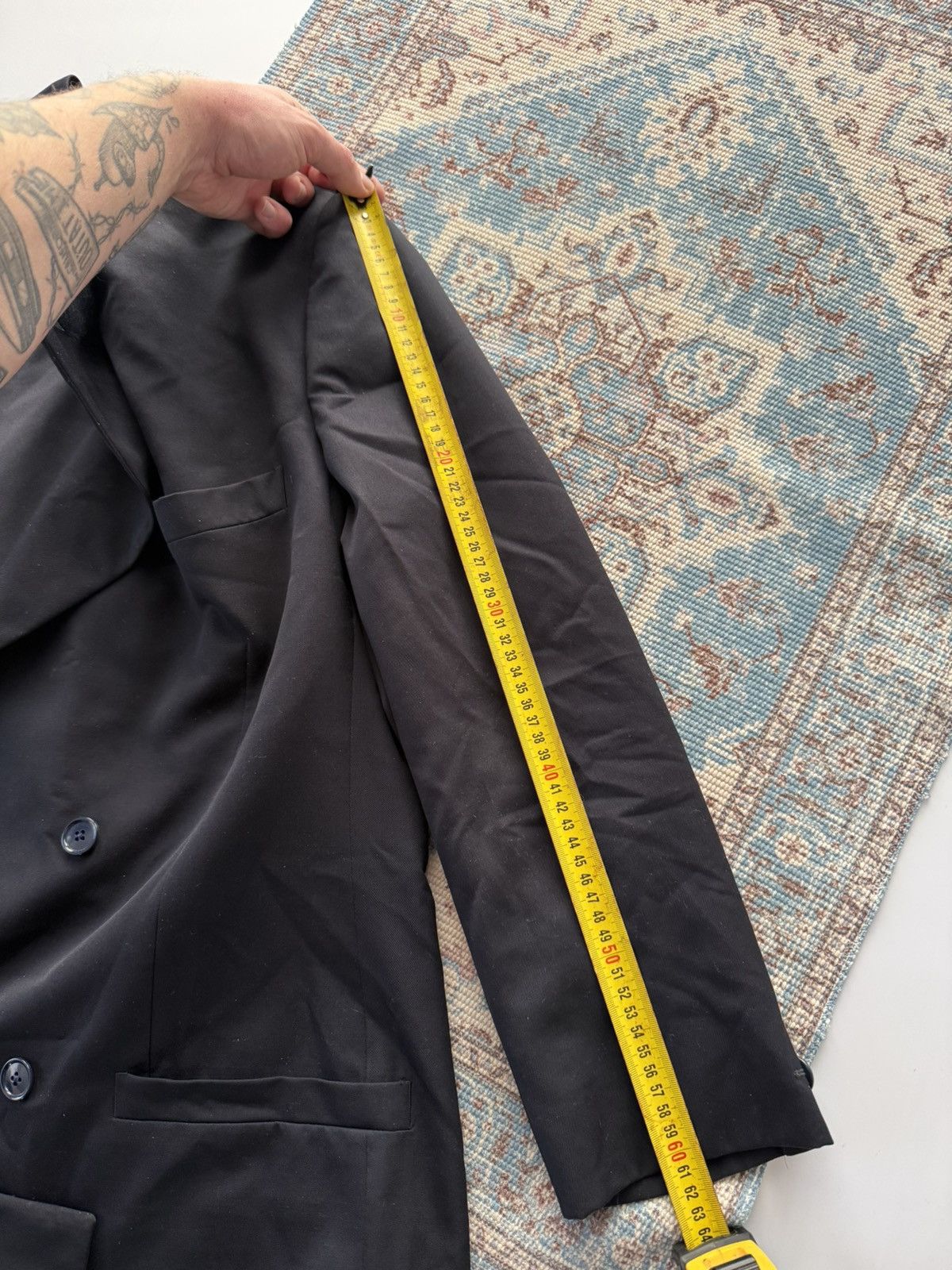 Versace Rare 90s Istante by Gianni Versace Luxury Mens Blazer Size 54L - 14 Thumbnail