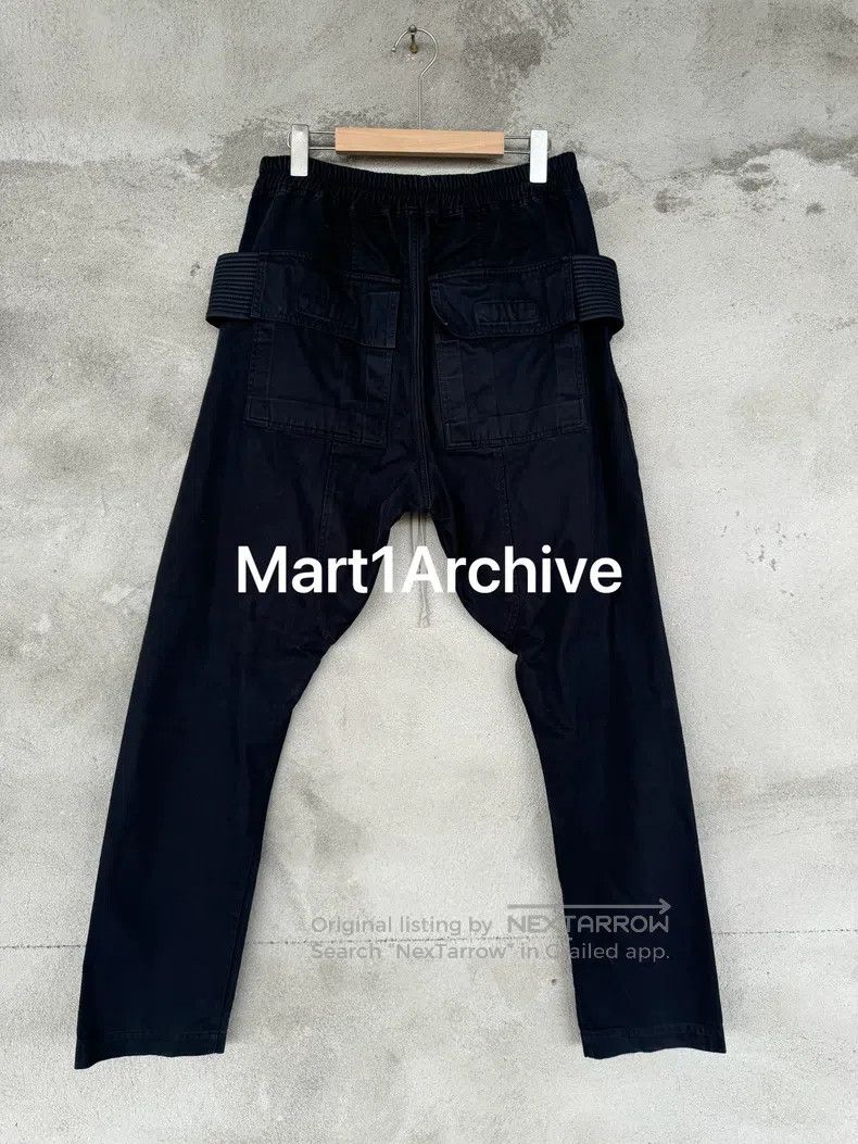 Rick Owens RICK OWENS size M Classic Black Double Ring Pants Size US 27 - 2 Thumbnail