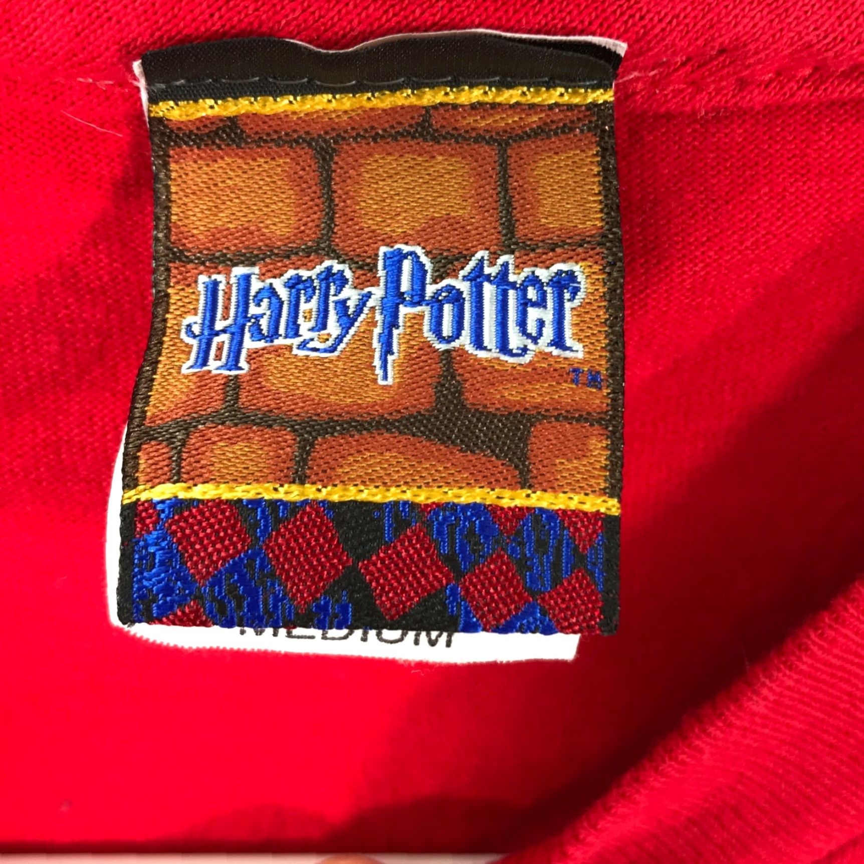 Vintage Harry Potter Mens T Shirt Red M Short Sleeve Quidditch Graphic Pullover Crew Neck 100% Cotton Sports Casual Size US M / EU 48-50 / 2 - 6 Thumbnail