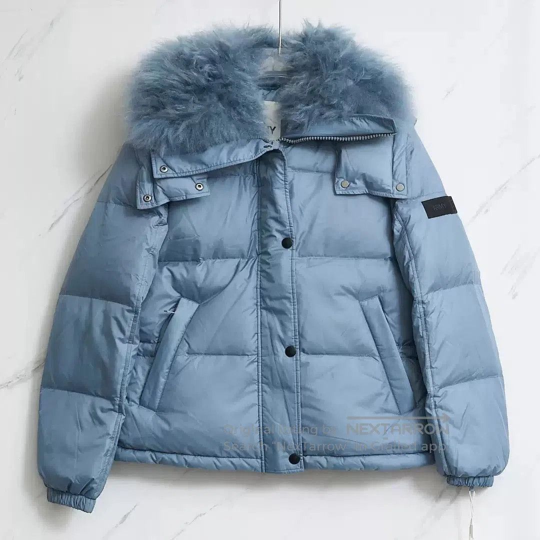 Yves Salomon Yves Salomon Women's Classic Hooded Down Jacket. Size M / US 6-8 / IT 42-44 - 1 Thumbnail