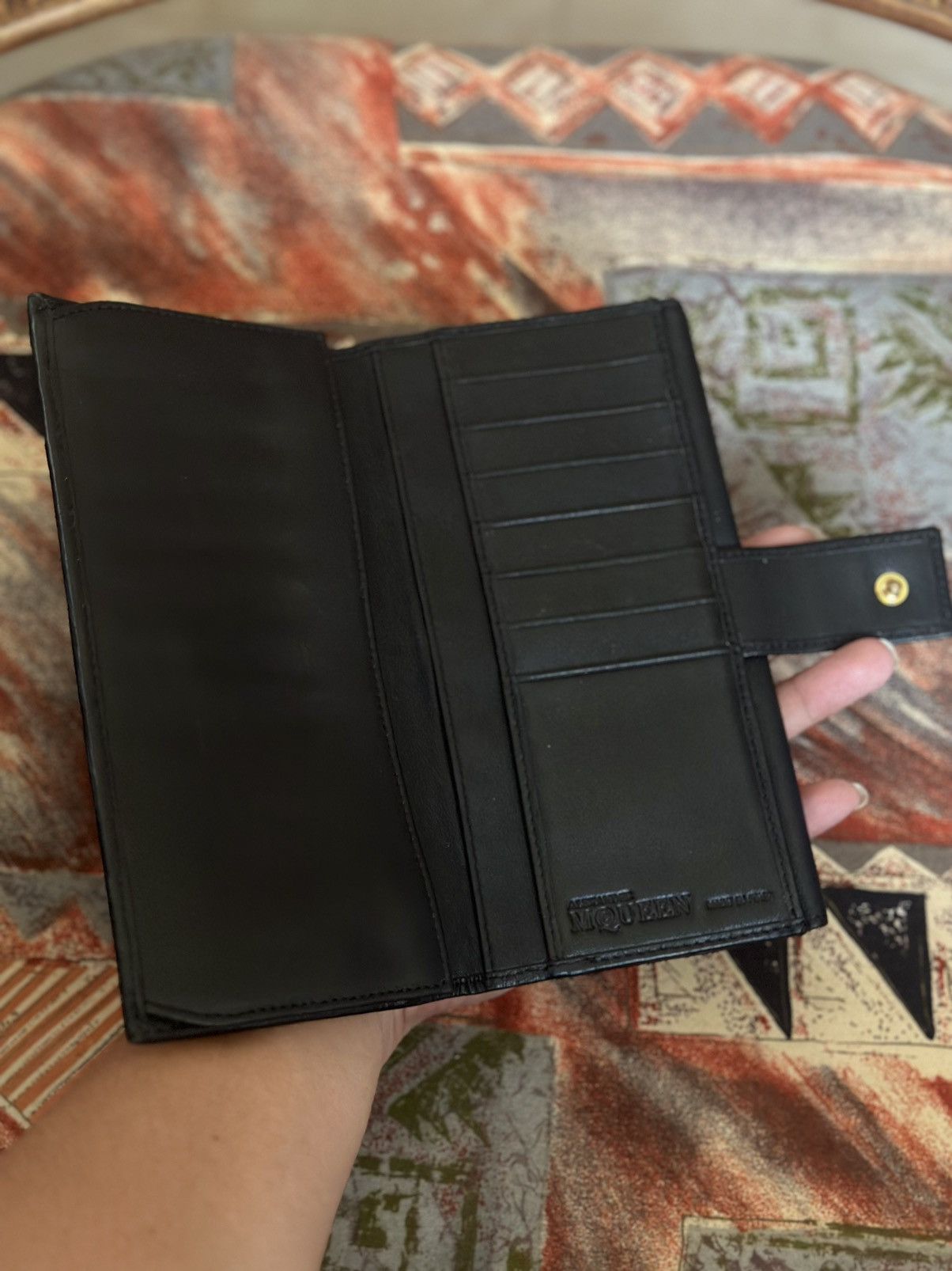 Alexander McQueen ALEXANDER MCQUEEN LEATHER SKULL WALLET Size ONE SIZE - 8 Thumbnail