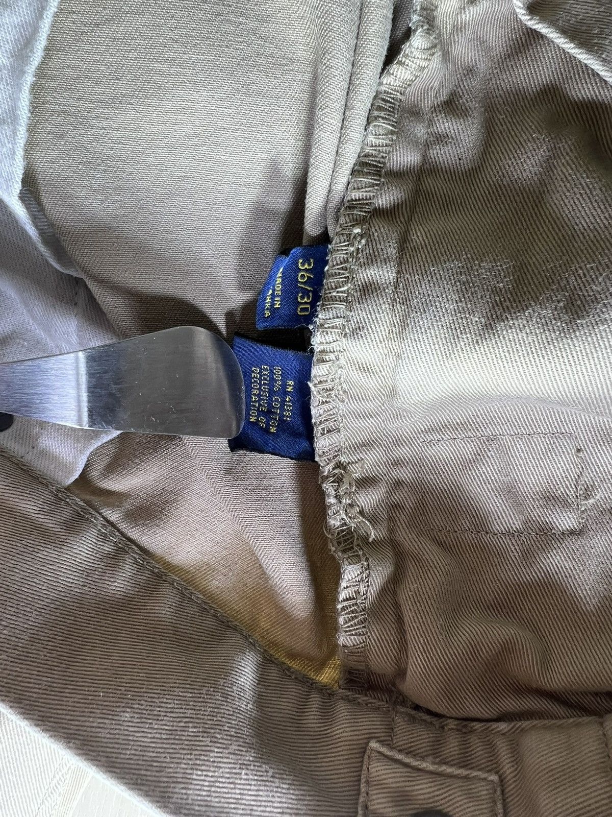 Polo Ralph Lauren Polo Ralph Lauren 650 Straight Fit 5 Pockets Chino 36x30 Size US 36 / EU 52 - 8 Thumbnail