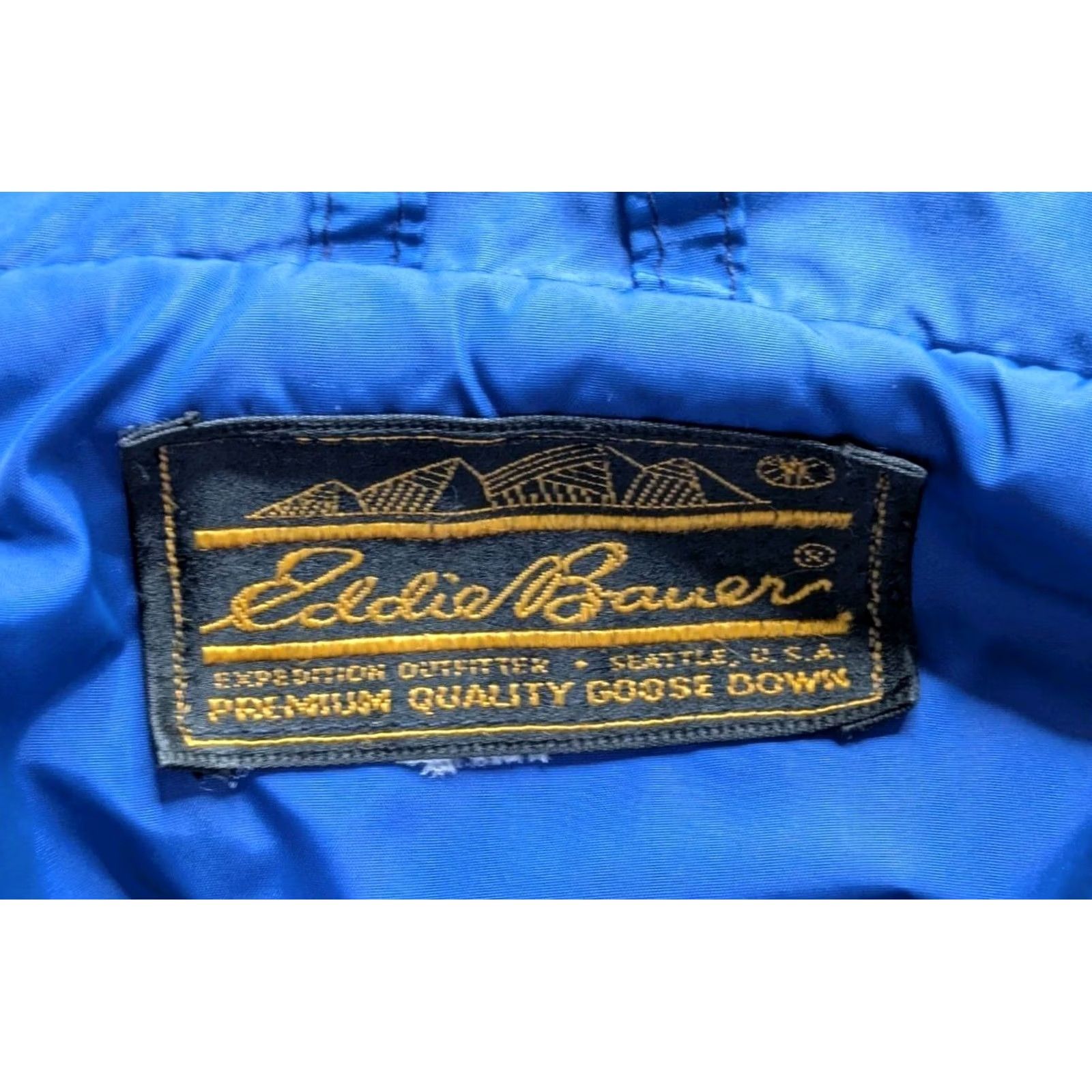 Eddie Bauer VINTAGE Eddie Bauer Jacket Blizzard Proof Down Quilted Blue USA Medium Mens Size US M / EU 48-50 / 2 - 5 Thumbnail