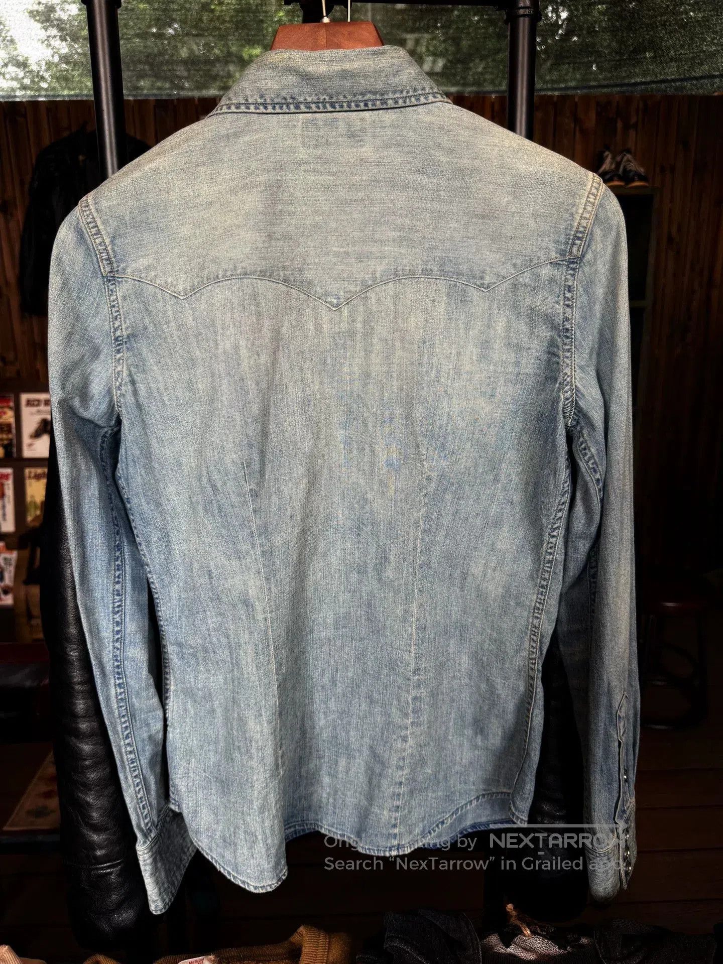 RRL Ralph Lauren RRL Light Blue Denim Shirt. Size US M / EU 48-50 / 2 - 2 Thumbnail
