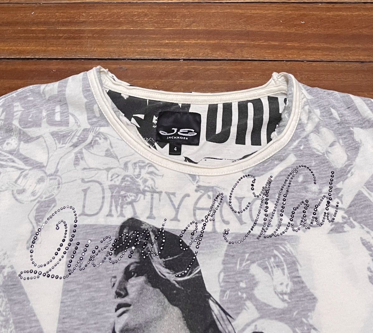 Japanese Brand Rare Vintage Japanese Brand Jackrose Fullprint T-shirt 2000s Size US S / EU 44-46 / 1 - 3 Thumbnail