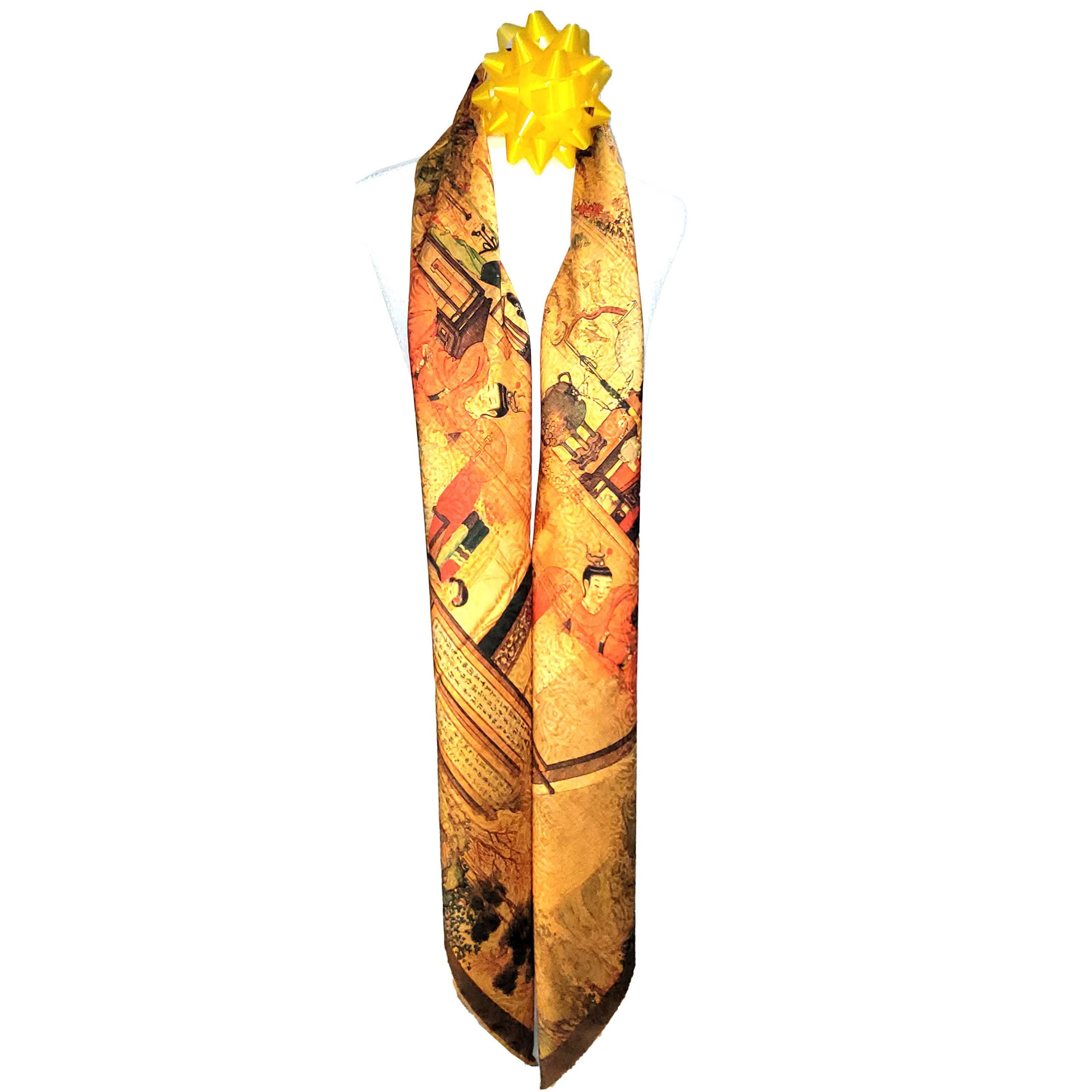 Other NWT Double Sided Silk Scarf 52"x52" Large Square Wrap 3248 Size ONE SIZE - 4 Thumbnail