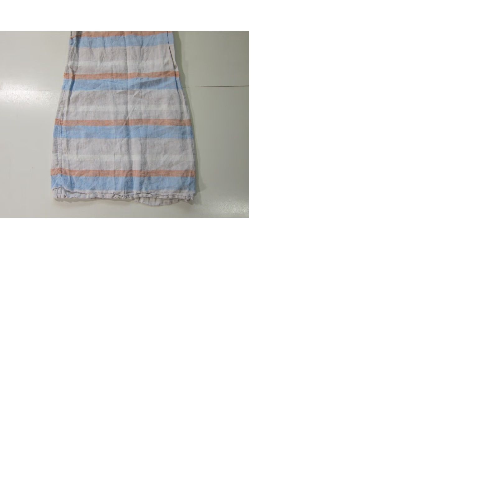 Cynthia Rowley Cynthia Rowley 100% Linen Blue Stripe Sleeveless Tunic Sheath Dress Women 6 Size M / US 6-8 / IT 42-44 - 9 Thumbnail