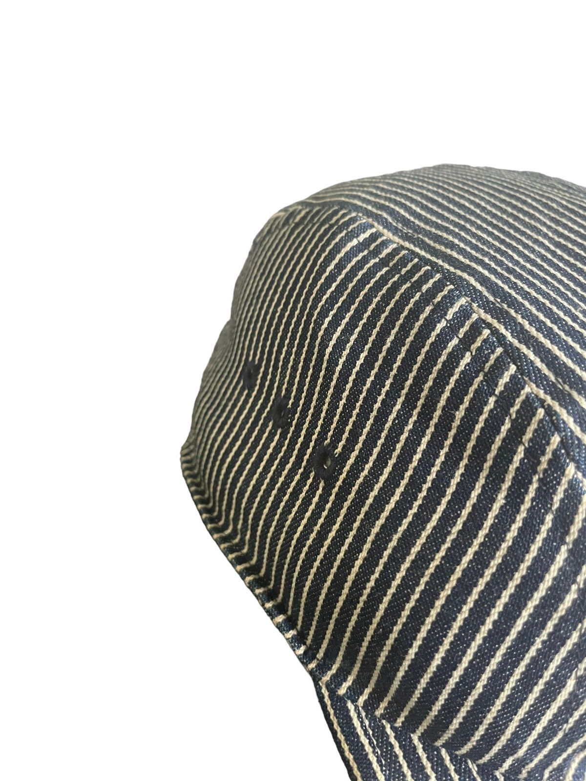 Japanese Brand Breeze Hickory Workers Cap Size ONE SIZE - 6 Thumbnail