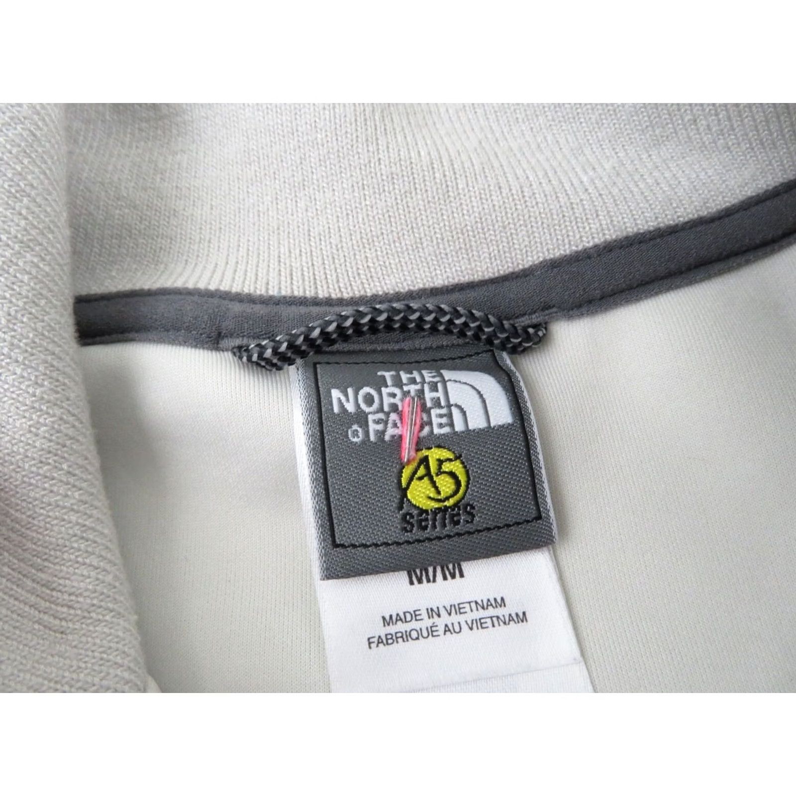 The North Face The North Face Jacket Womens M White Full Zip Striped All Seasons Logo Embroidered Windbreaker Fall Spring Summer Winter Casual Size M / US 6-8 / IT 42-44 - 4 Thumbnail