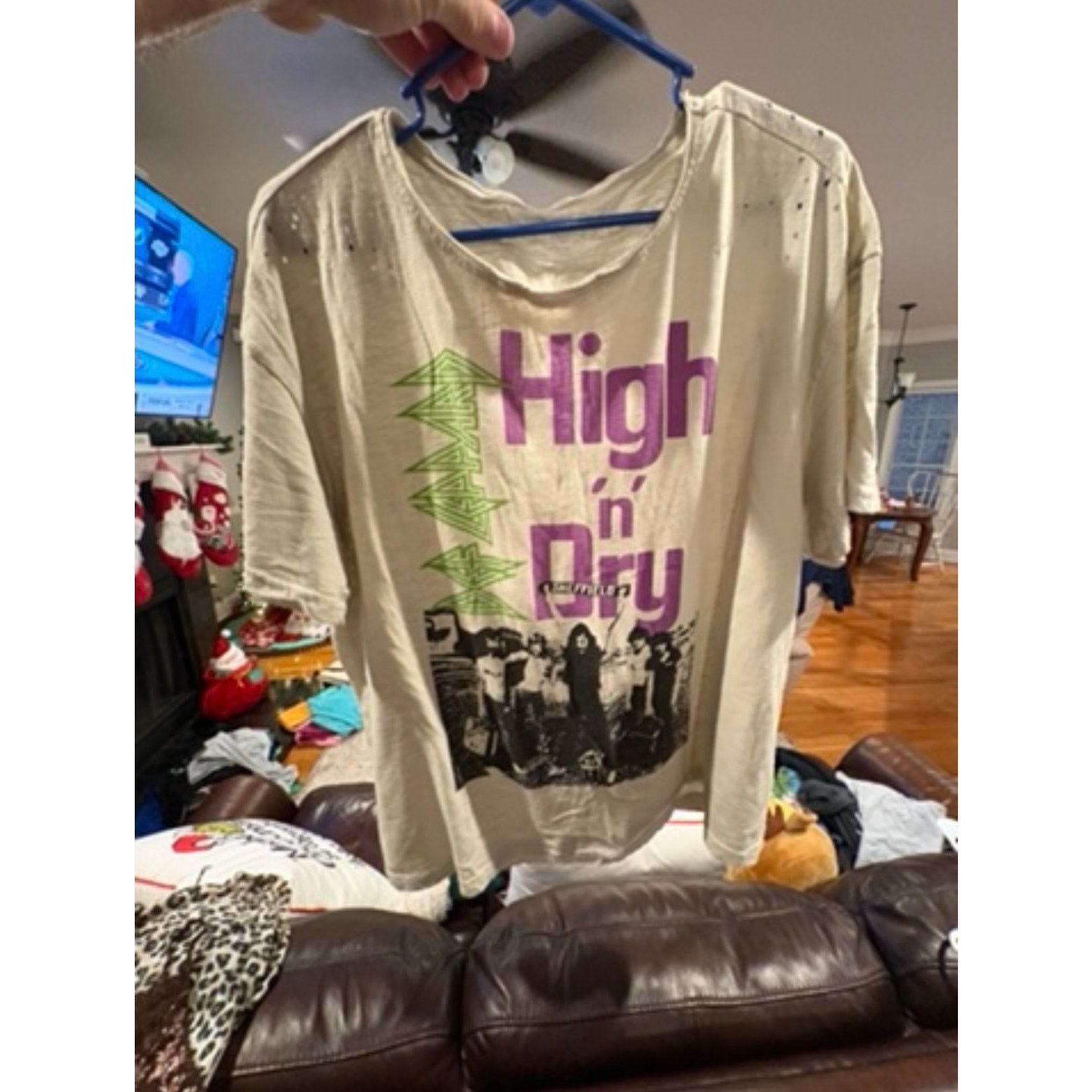Def Leppard Def Leppard High N Dry Graphic T-Shirt Women’s Oversized Size XL / US 12-14 / IT 48-50 - 2 Thumbnail