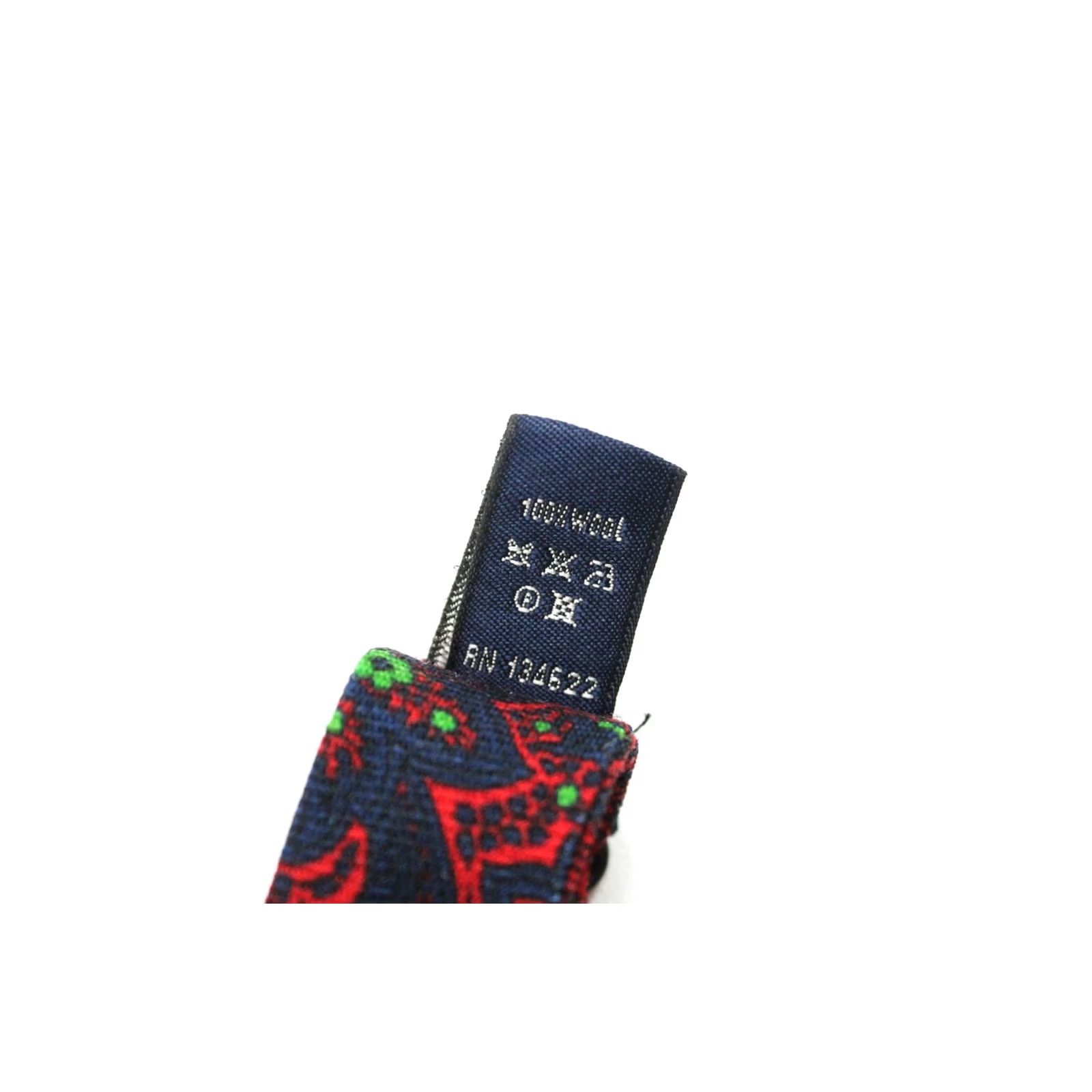 Suitsupply Suitsupply Bow Tie Men’s ONE SIZE Wool Adjustable Tied Classic Paisley Pattern Size ONE SIZE - 4 Thumbnail