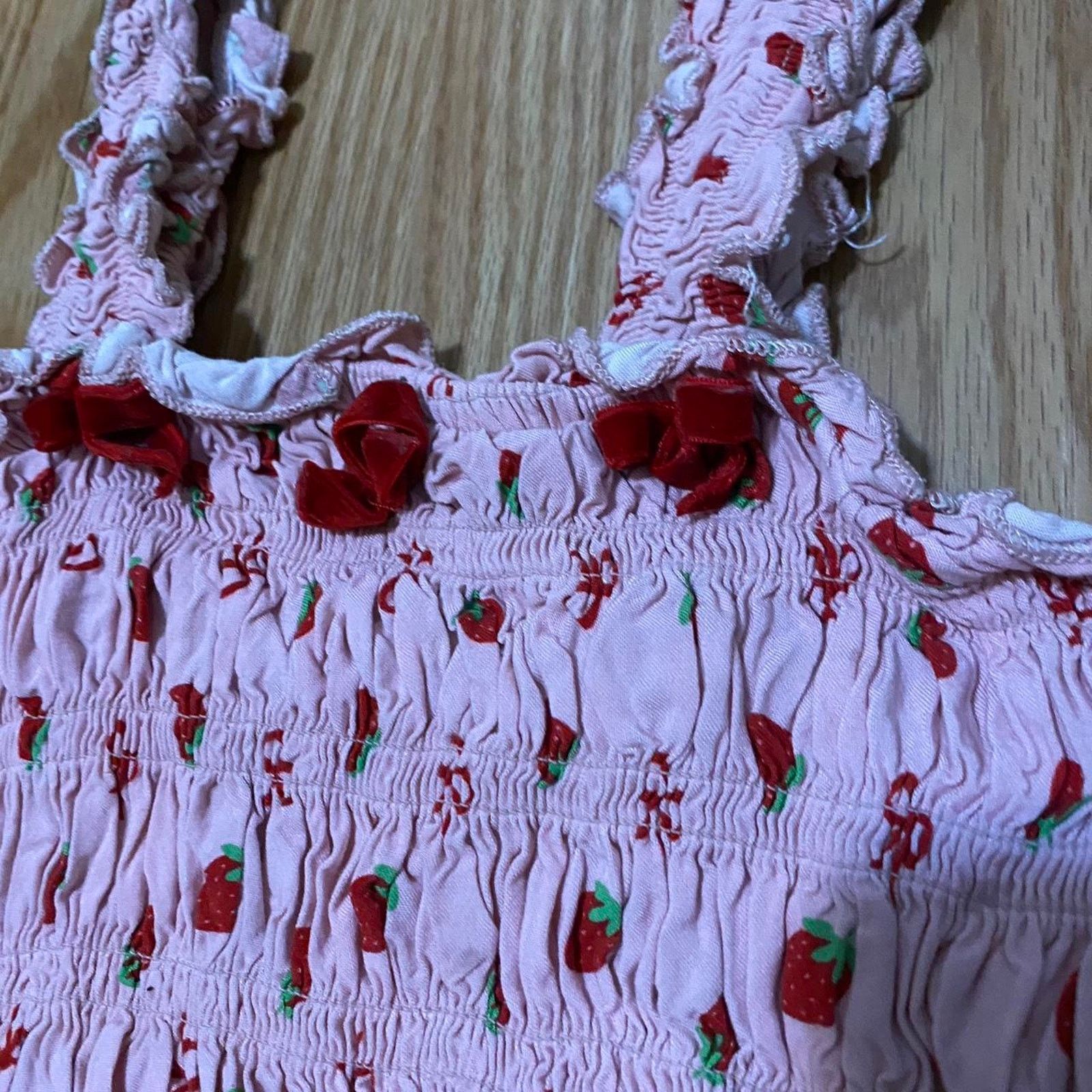Other Secret society strawberry scrunch top Size L / US 10 / IT 46 - 2 Thumbnail