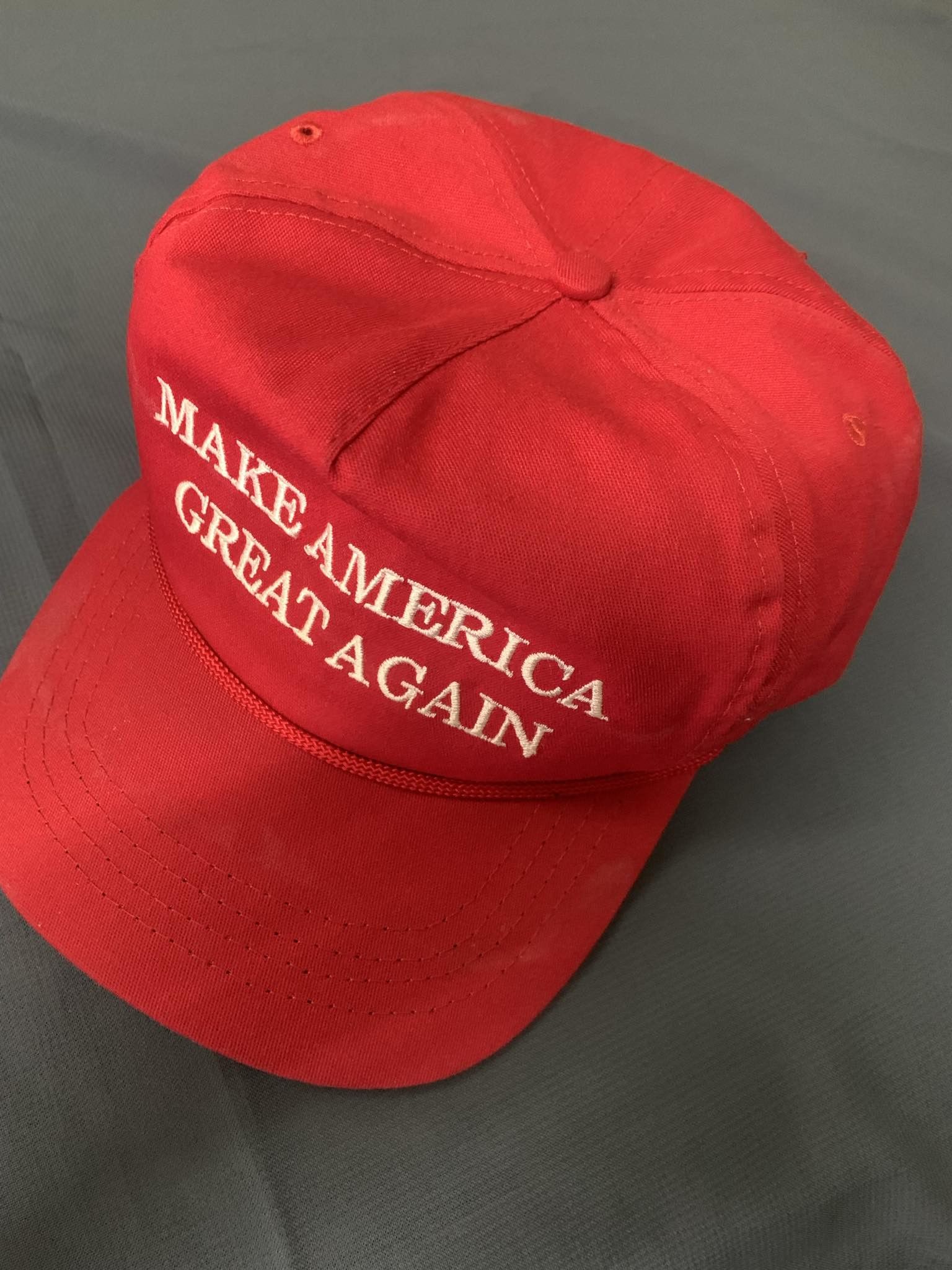Donald Trump × Vintage Cap "Make America Great Again" made in USA 🇺🇸 hot 🔥 item Size ONE SIZE - 2 Thumbnail