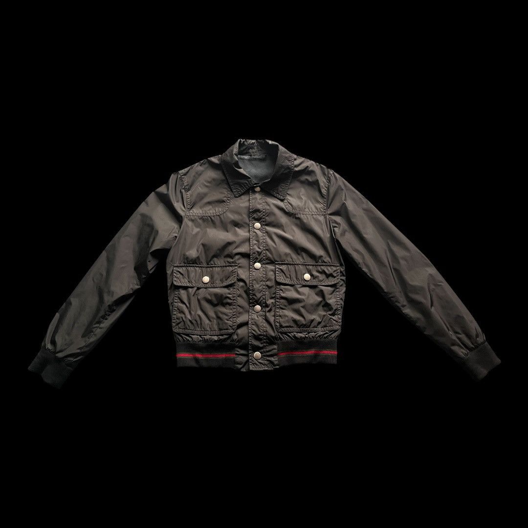 Gucci Gucci Stripe Blouson Nylon/Jacket Frida Giannini Size US M / EU 48-50 / 2 - 1 Thumbnail