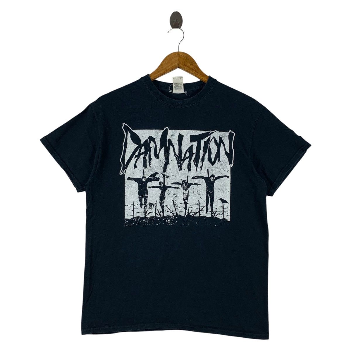 Gildan × Vintage × WWE Vintage DDT PRO WRESTLING DAMNATION Big spellout tee Size US M / EU 48-50 / 2 - 1 Thumbnail