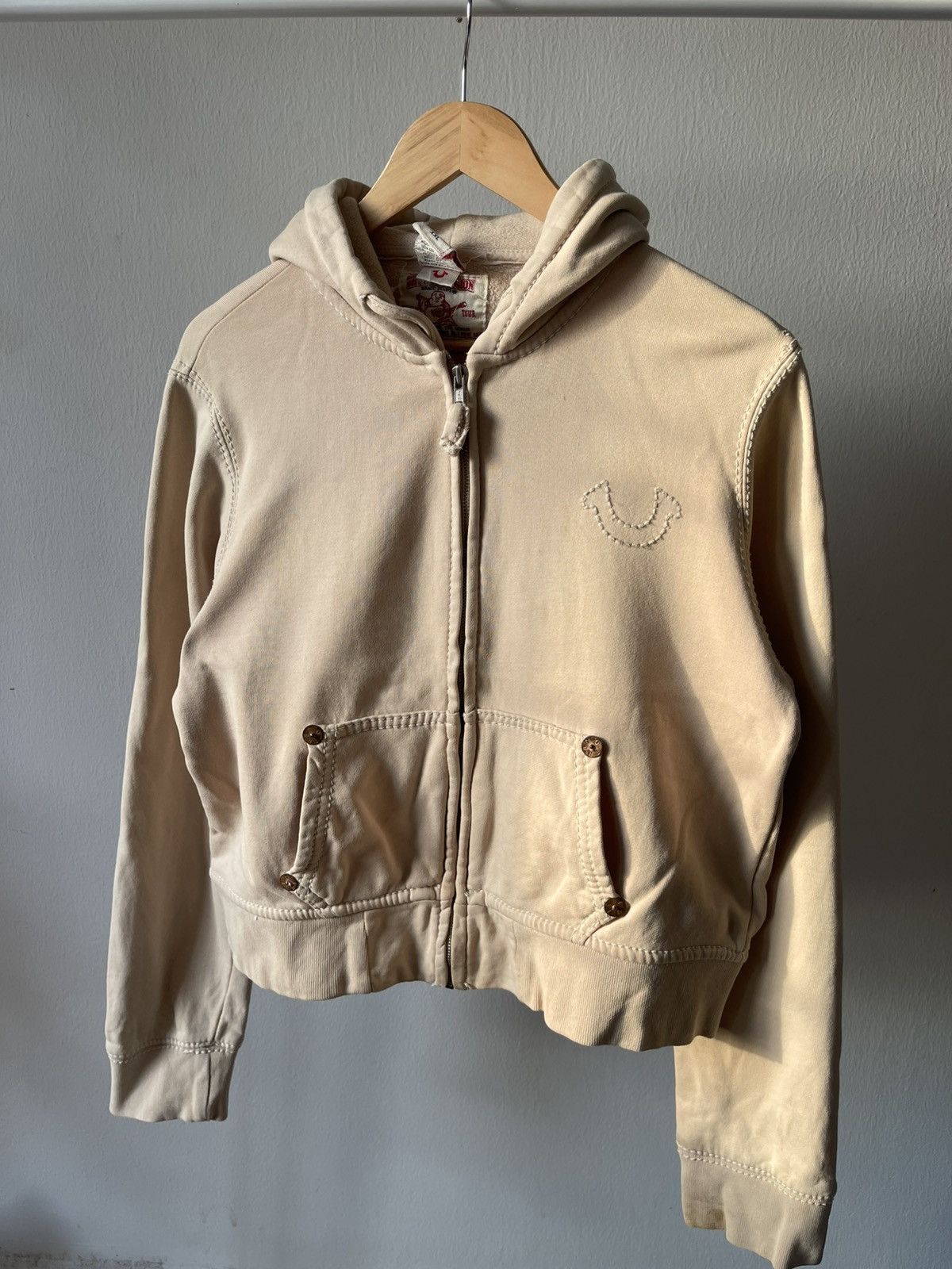 True Religion 2000s True Religion Crop Hoodie Size US S / EU 44-46 / 1 - 5 Thumbnail