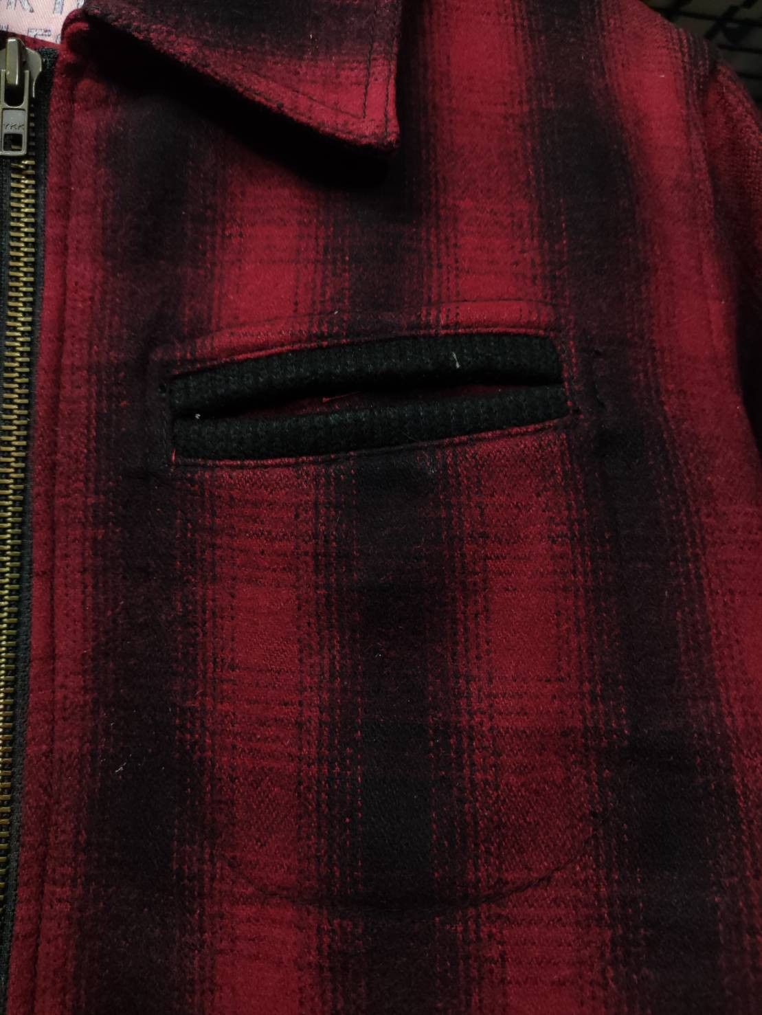 Japanese Brand Vtg Thanal Standard " Fuck The Rules " Leathers Wool Jacket Size US M / EU 48-50 / 2 - 4 Thumbnail