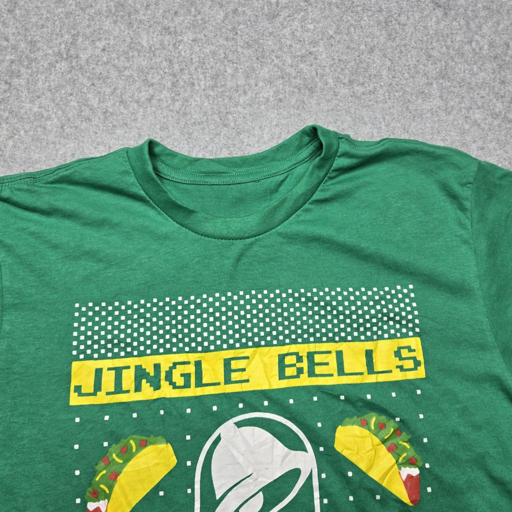 Bell Taco Bell Shirt Mens L Green Jingle Bells Taco Shells Logo Graphic Crewneck Christmas Size US L / EU 52-54 / 3 - 2 Thumbnail