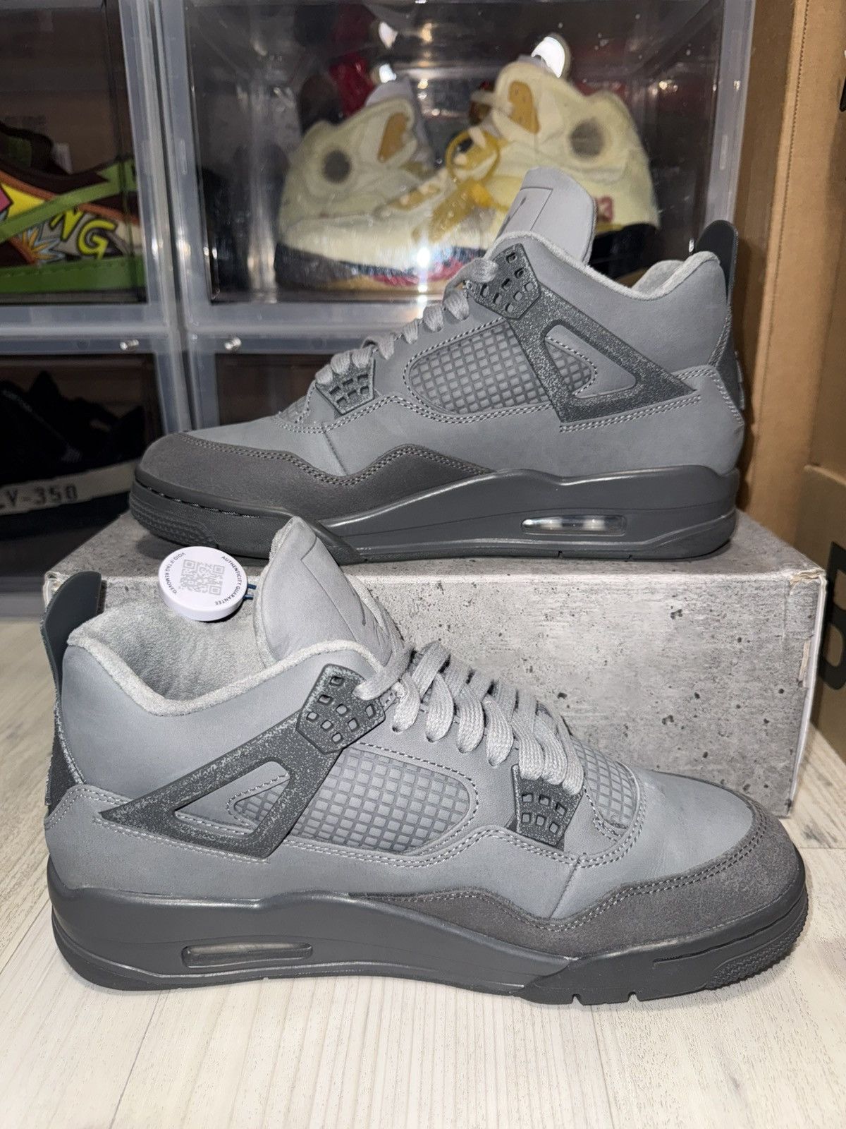 Jordan Brand Air Jordan 4 Retro Wet Cement Size US 9 / EU 42 - 3 Thumbnail