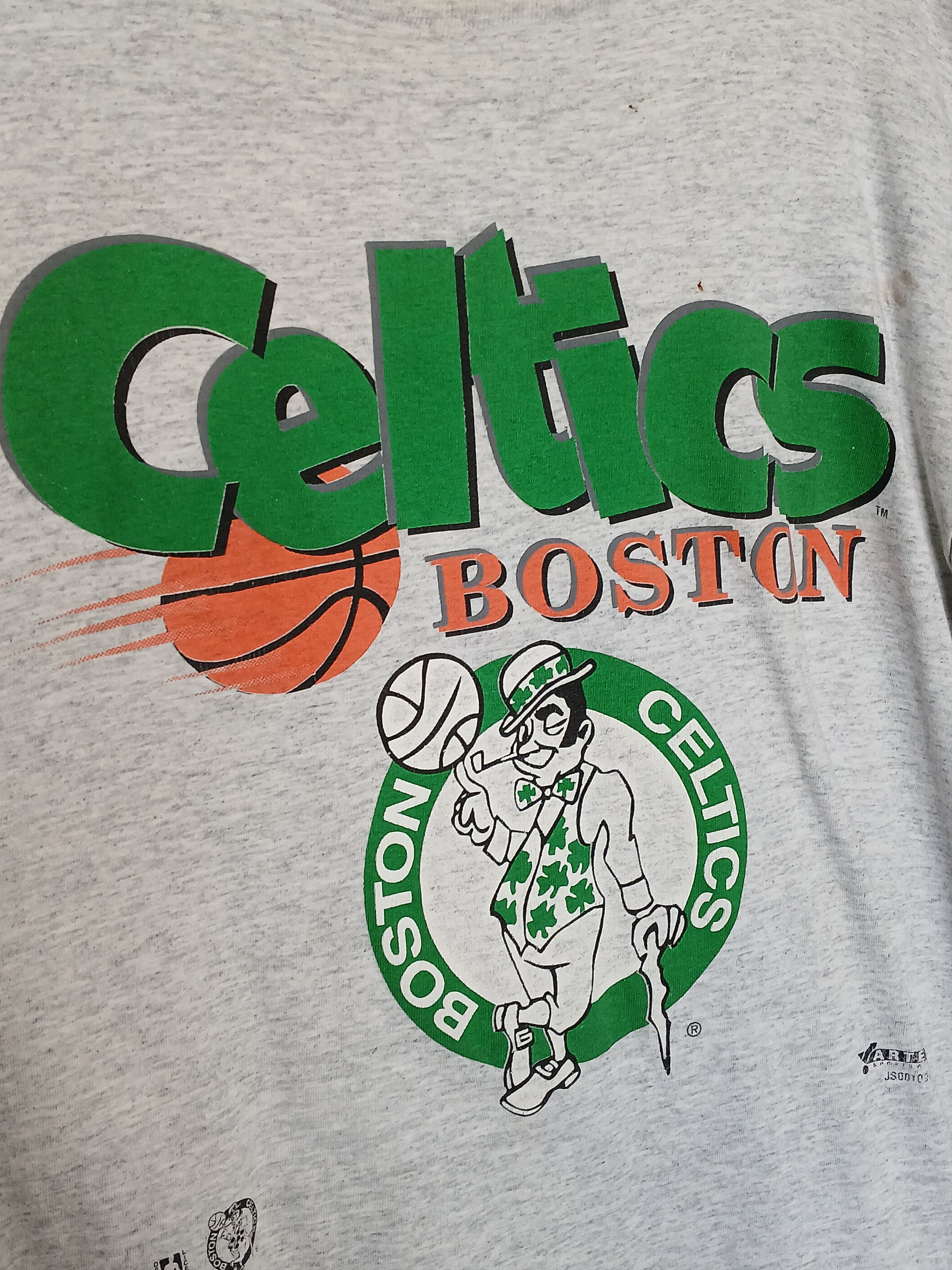 NBA × Vintage Vintage NBA Boston Celtics Basketball T-Shirt Size US L / EU 52-54 / 3 - 3 Thumbnail